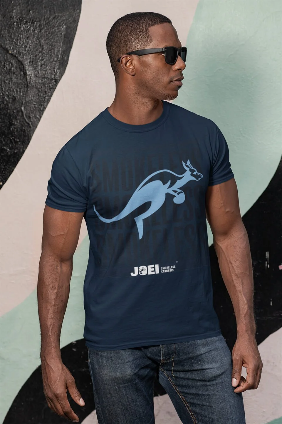 Navy apparel design for JOEI Smokeless Cannabis for Garden Remedies