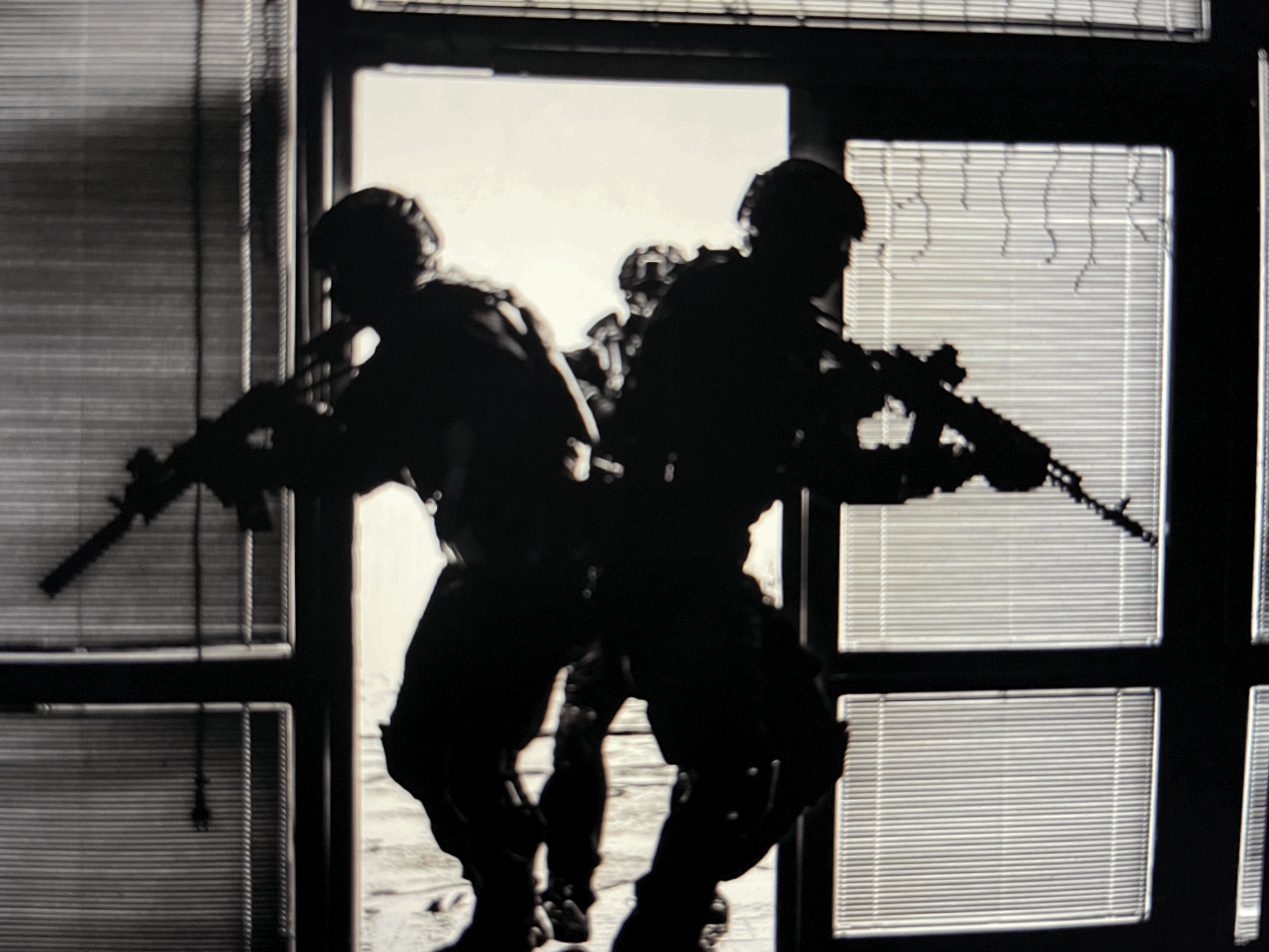 SWAT making entry during Team Behavior Compliant CQB