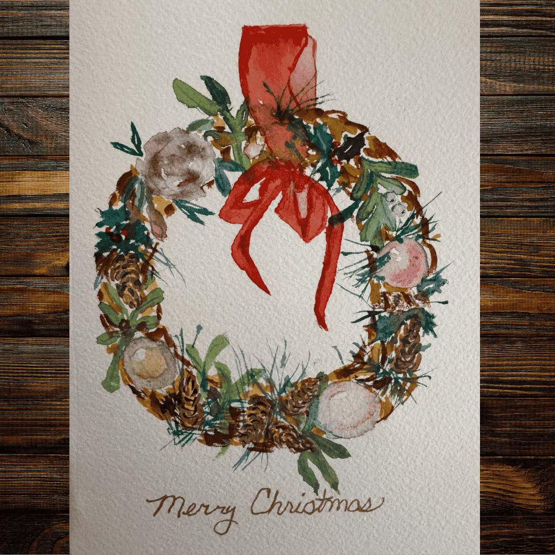 Cards on a Mission in December featuring holiday cards