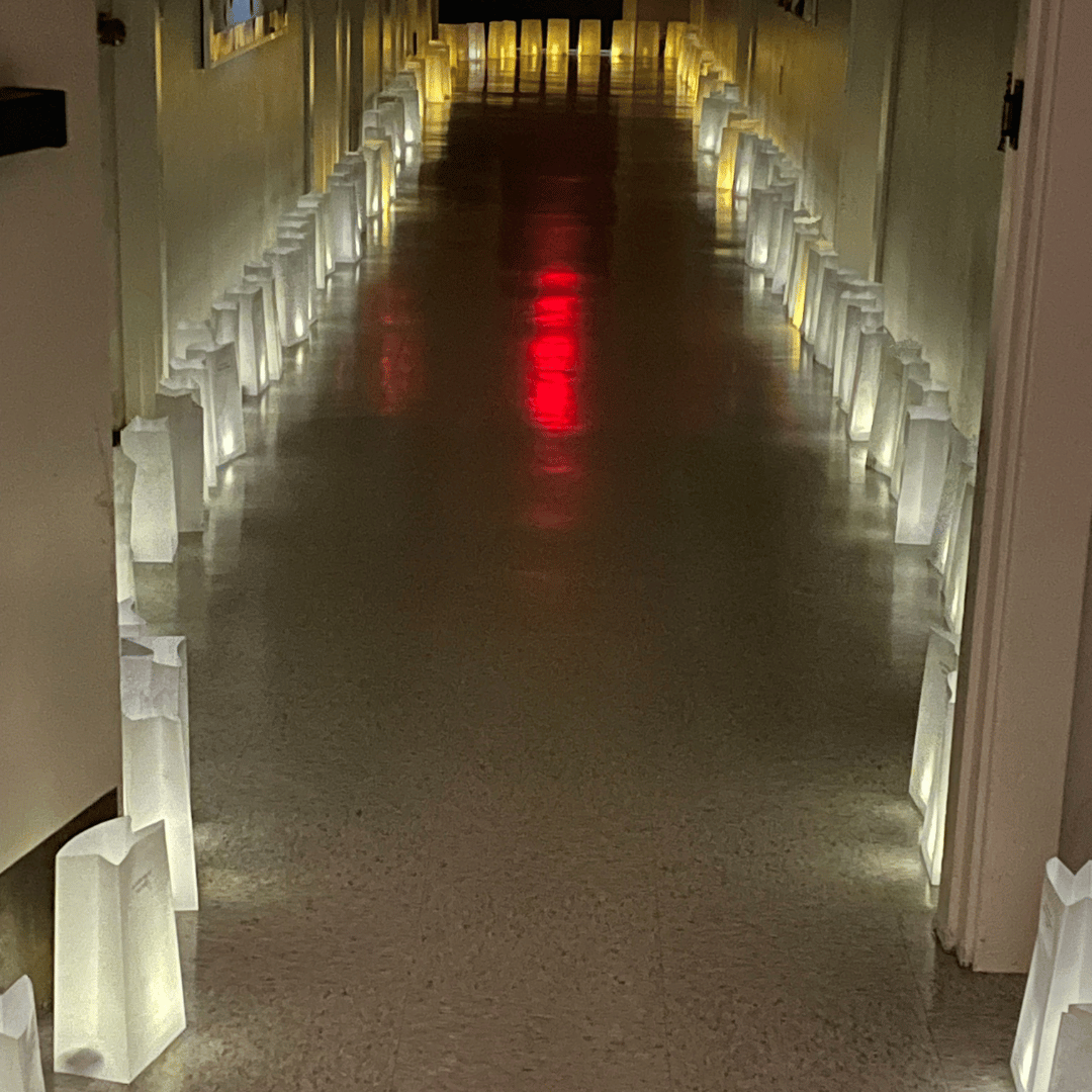 Luminaria fundraiser to remember or honor a loved one 