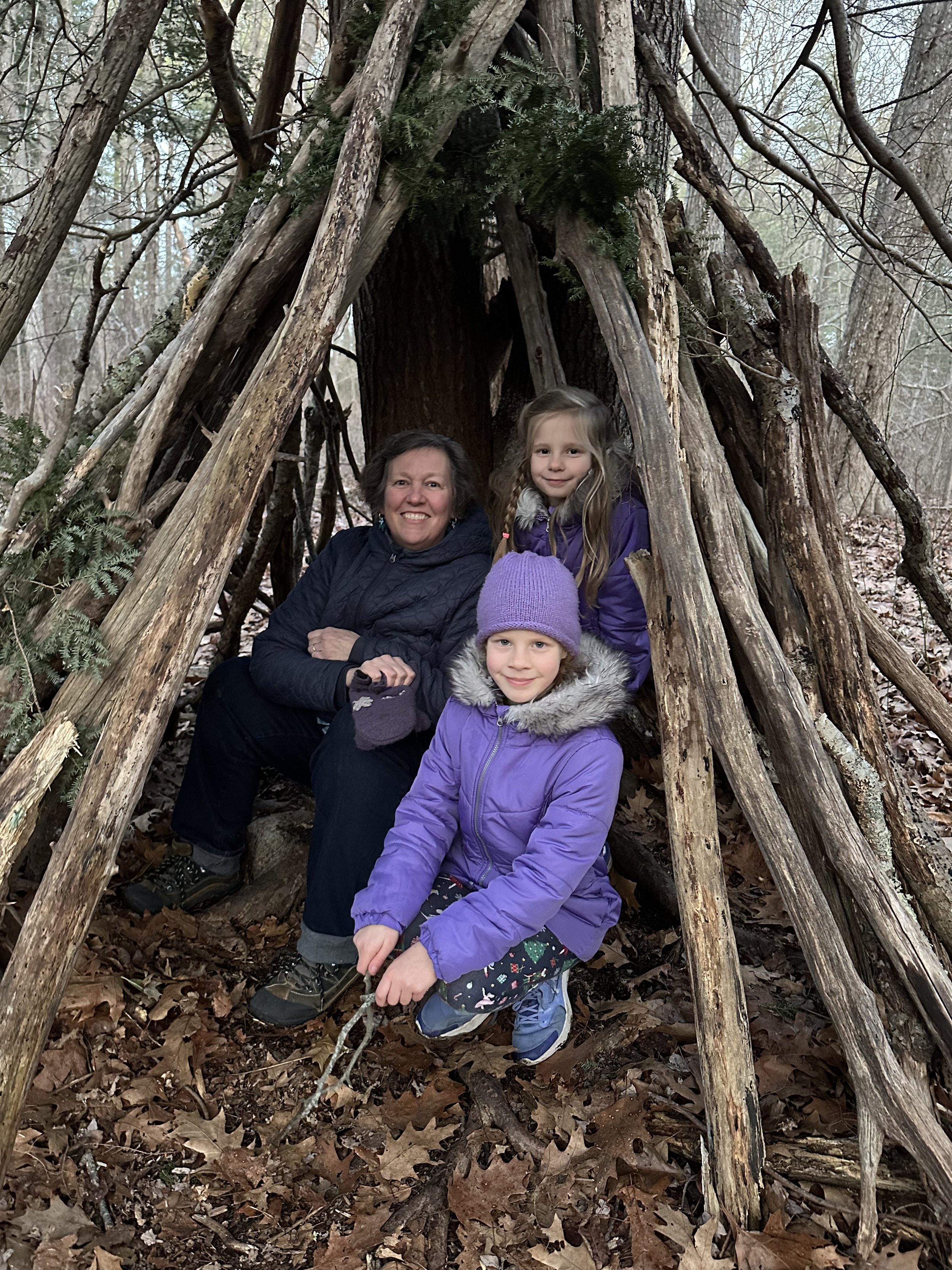 Advent walk in the woods with jenny