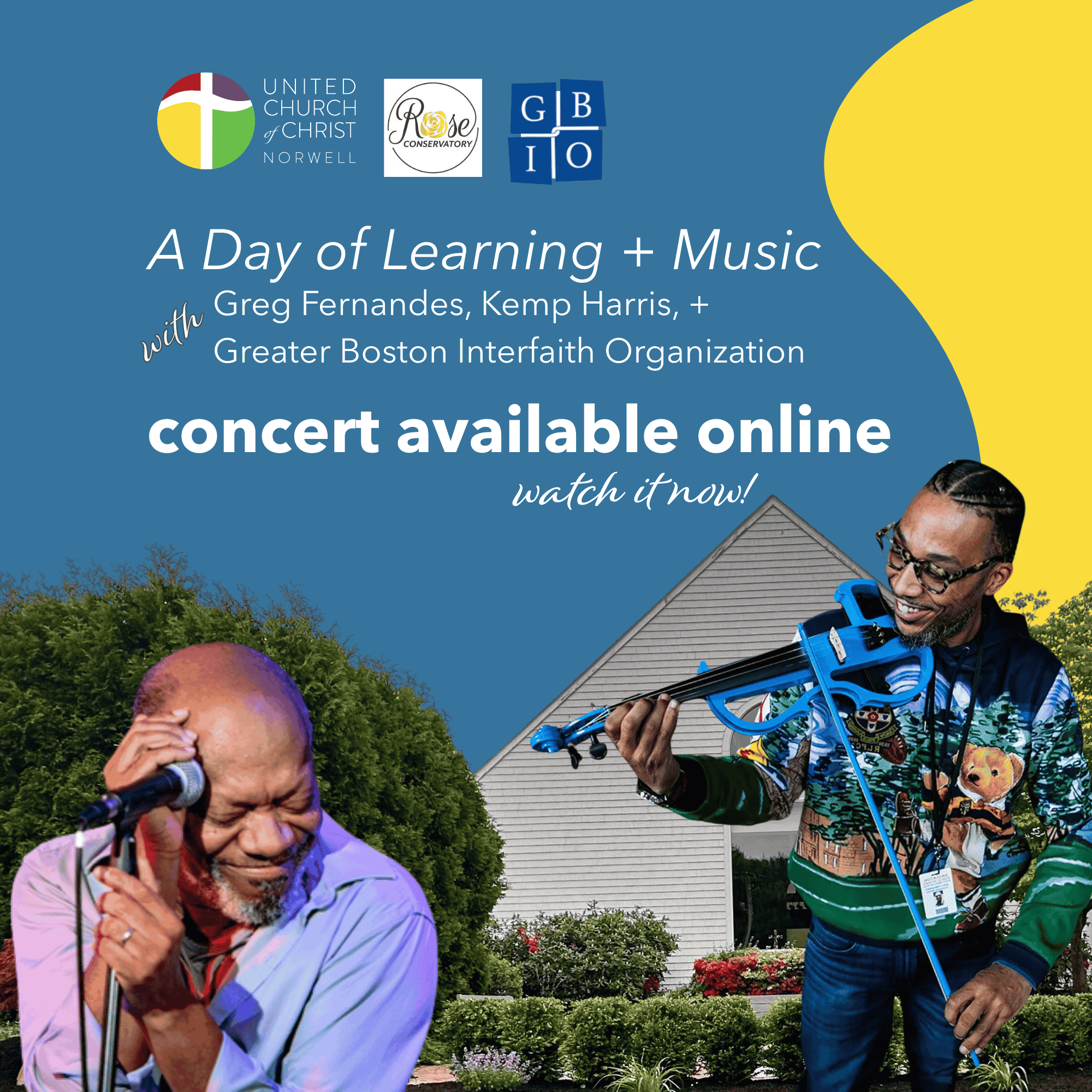 MLK Day of Learning and Music concert online now