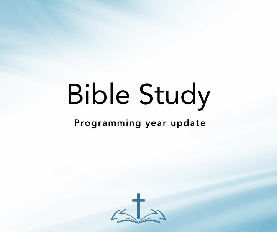 Bible study schedule