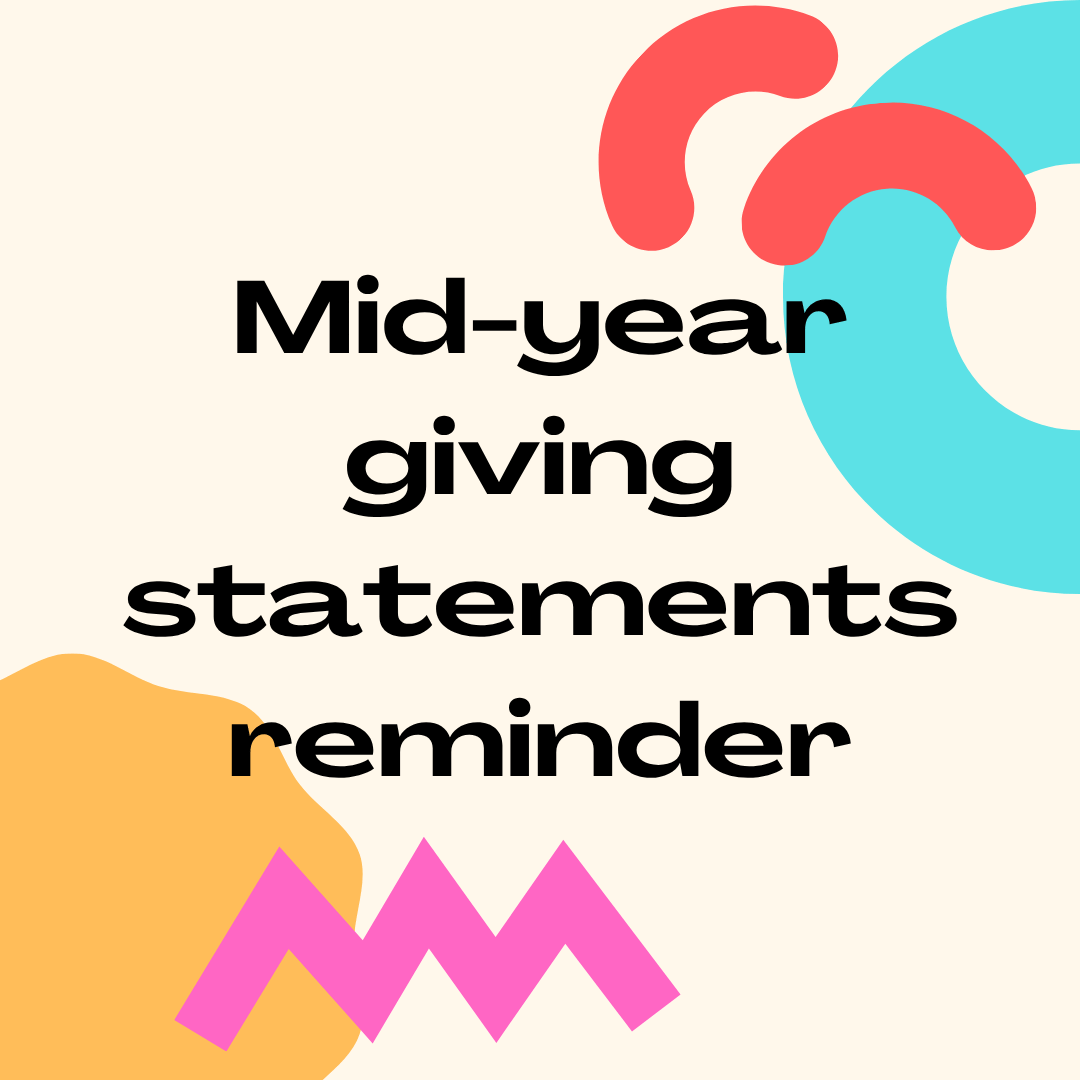 Mid-year Giving statements
