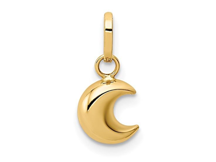 14K Yellow Gold Polished Puffed Moon Charm.jpeg