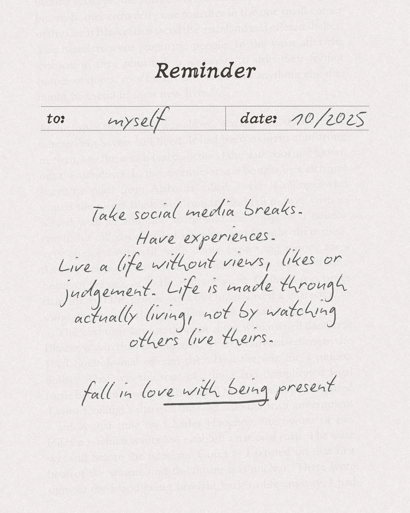 Fall in love with being present. 🌿
#mindfulness #mentalhealthawareness #selfhealing #therapyquote #themindandwellnesscollective #therapistofinstagram #presence 

P.S I offer virtual therapy all across Ontario, check me out at www.themindandwellnessc