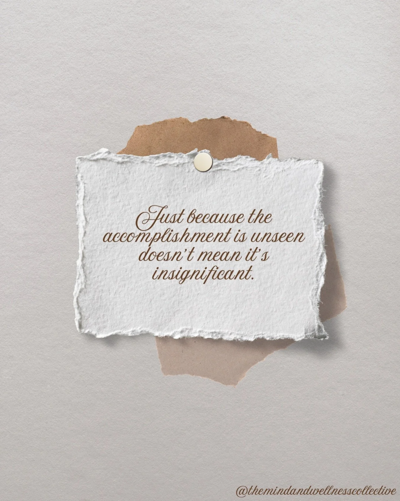 So much of healing happens quietly&mdash;in small choices and in moments no one else sees. Your progress still counts. Your effort still matters. And you deserve to honor every unseen step you&rsquo;ve taken toward becoming who you&rsquo;re meant to 