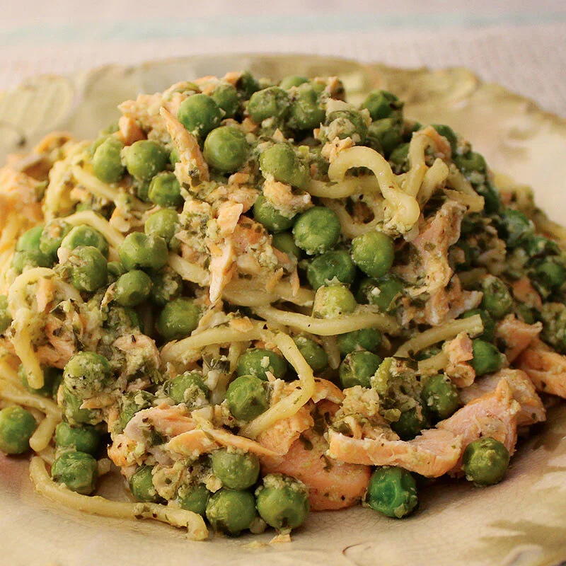 Salmon and Pea Pasta