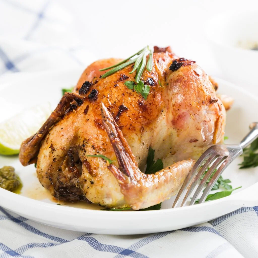 Roast Chicken with Pesto