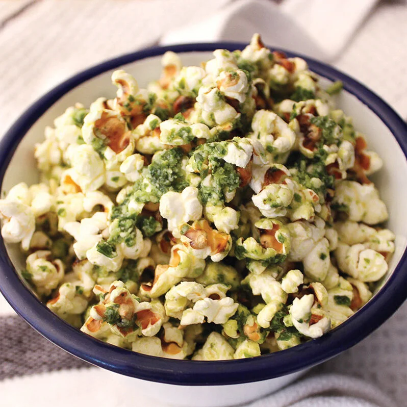 Pesto Popcorn