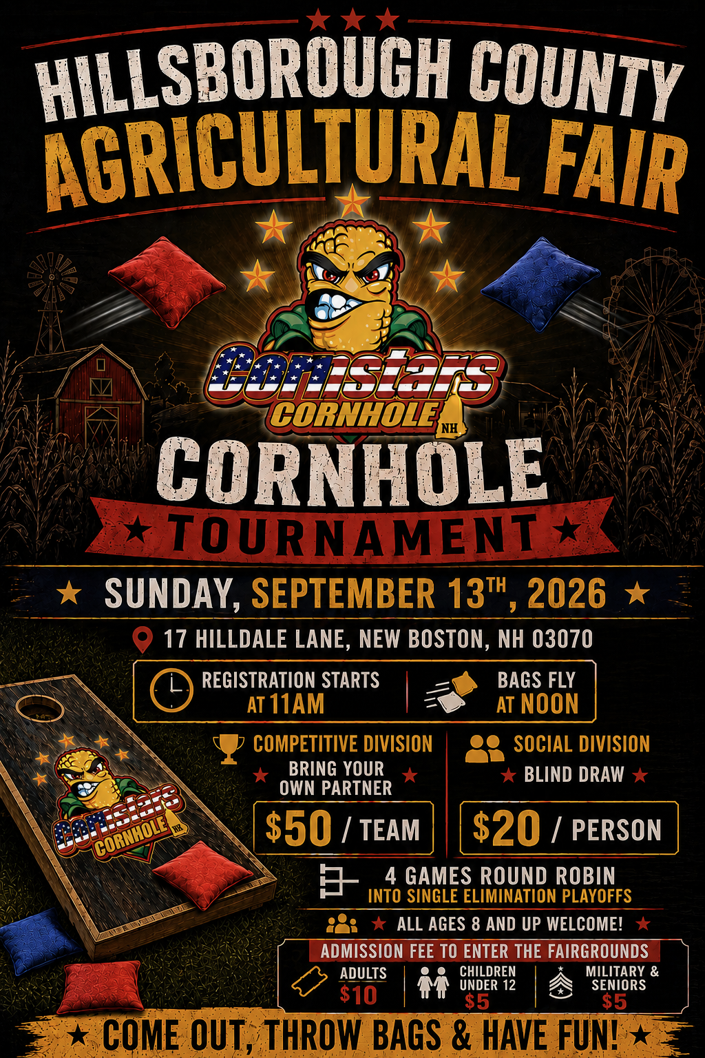 Cornhole Tournament with Cornstars!