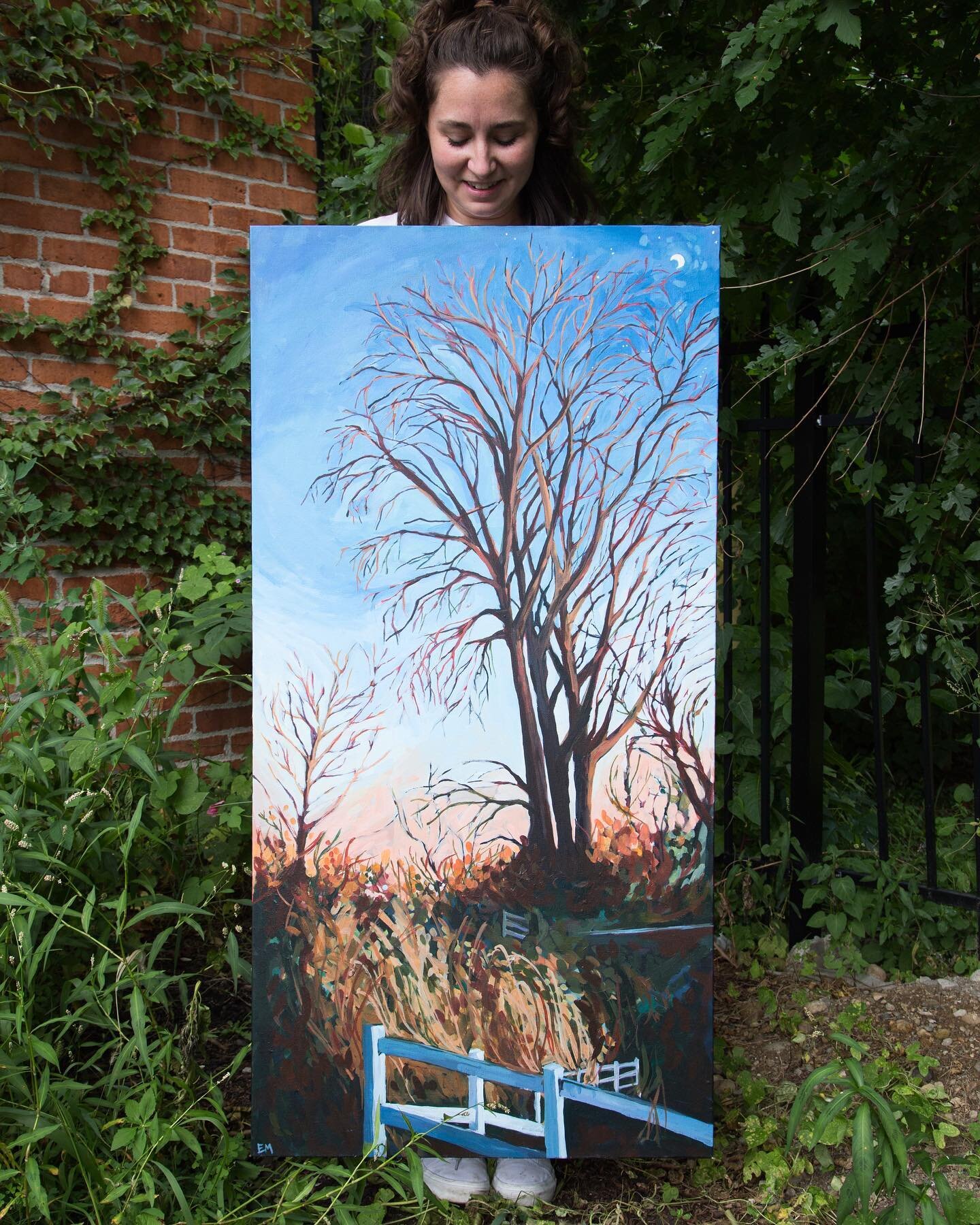 &ldquo;Consistency,&rdquo; 20&rdquo; x 48&rdquo;
$850 or $980 with a custom frame by @angellrestoration 

Contact to purchase!

#sunset #sunsetpainting #duskpainting #earlyspring #naturelovers #indianapolis #indianapoliswestside #riversidegolfacademy