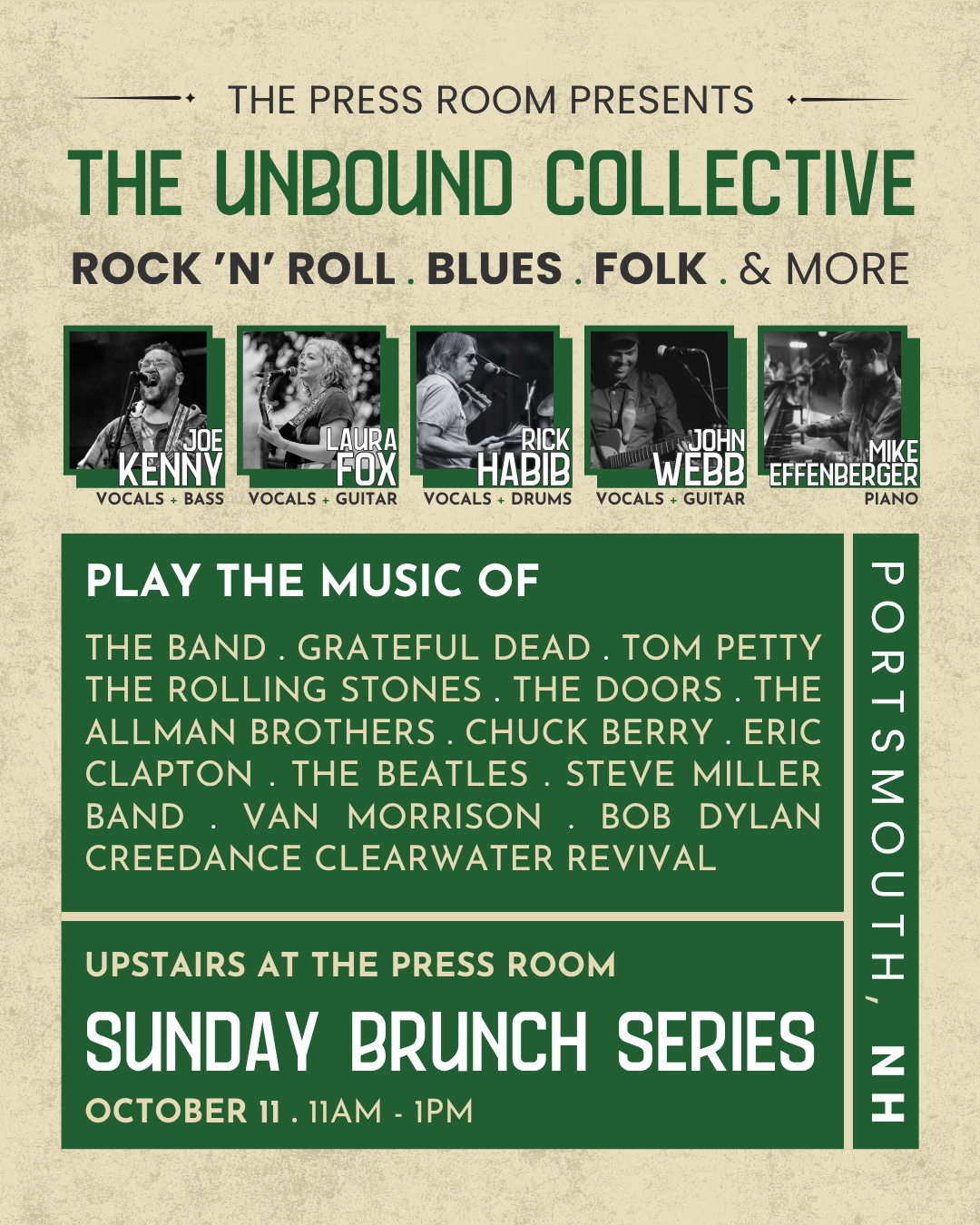 The UNBOUND Collective @ The Press Room / October