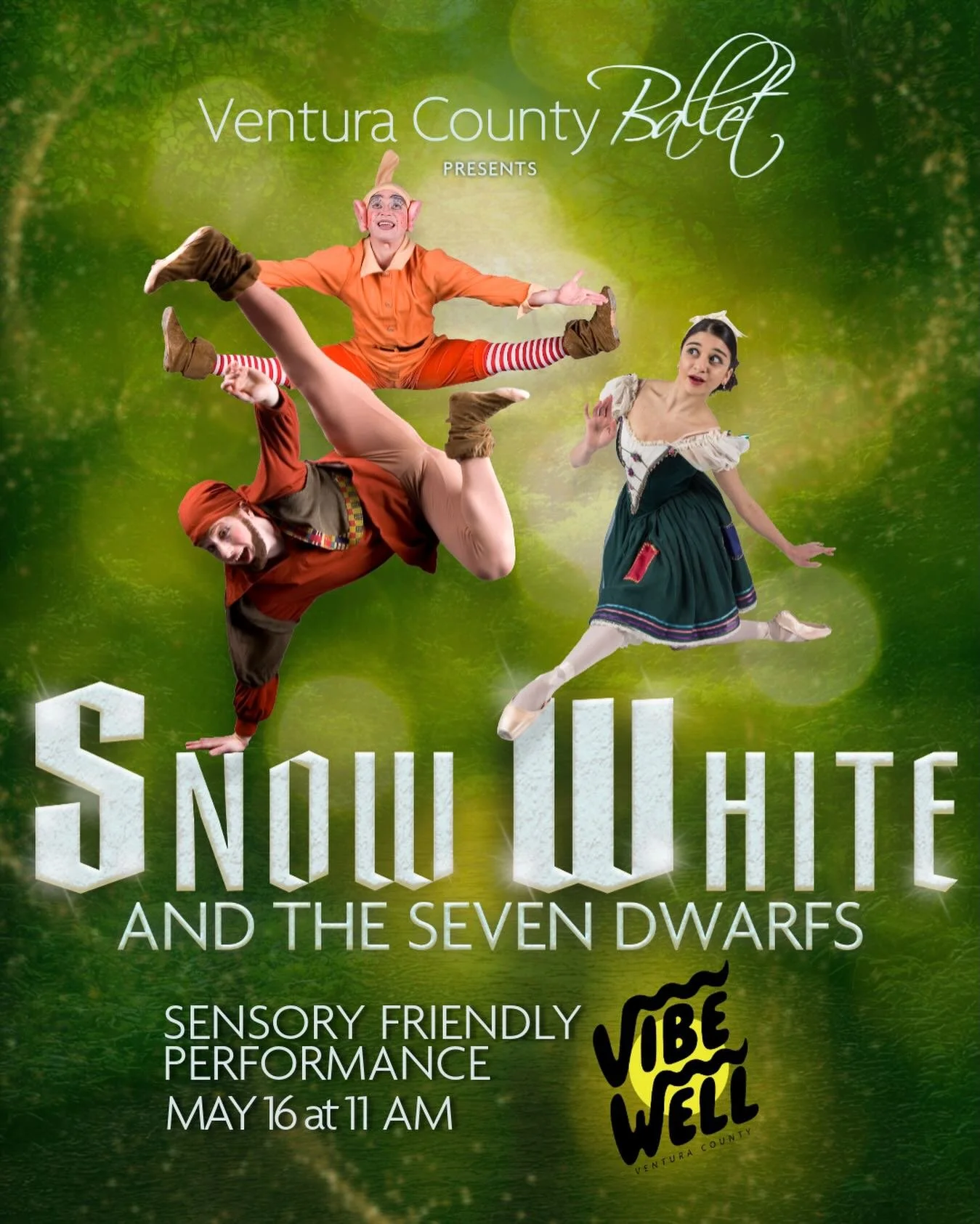 We&rsquo;re thrilled to announce a Sensory Friendly Performance of Snow White on Saturday, May 16 at 11:00AM! ✨🍎
This special performance is designed to create a welcoming, comfortable environment for individuals with sensory sensitivities and their