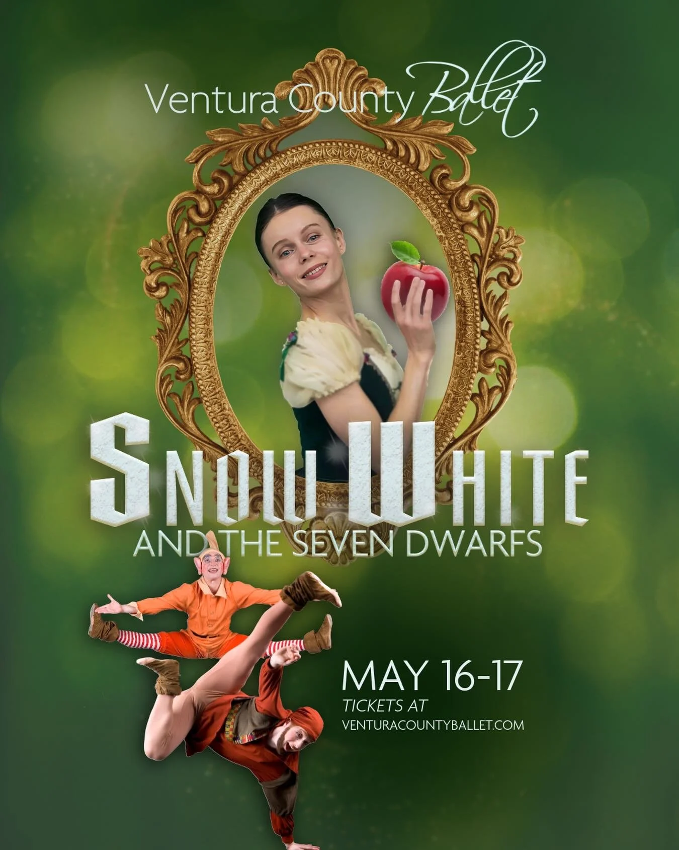 Don&rsquo;t miss SNOW WHITE and the Seven Dwarfs this weekend only! 🍎🤍🪞

Experience a magical fairyland where adorable forest creatures and lovable dwarfs help Snow White triumph over evil.

The lobby opens 45 mins before showtime to an enchanted 