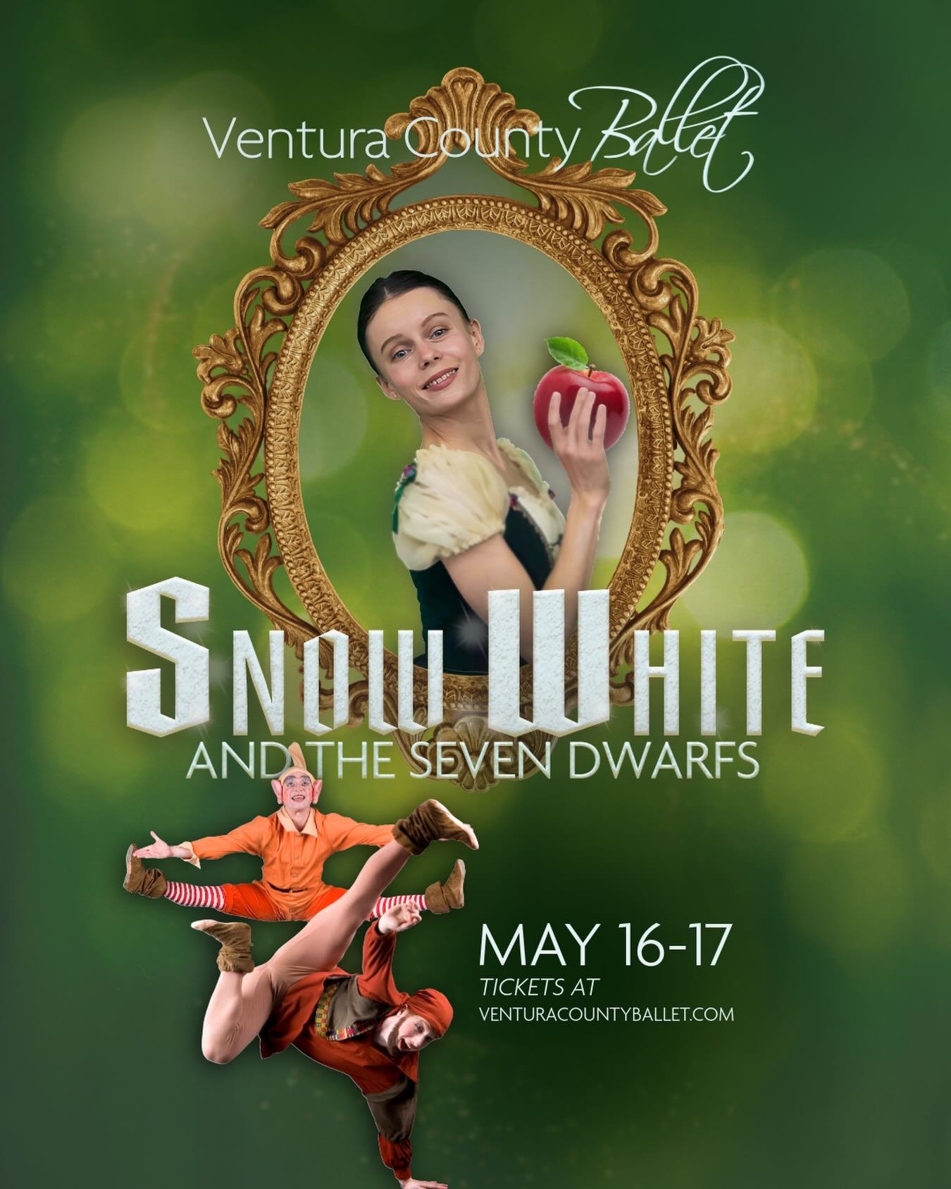 Don&rsquo;t miss SNOW WHITE and the Seven Dwarfs this weekend only! 🍎🤍🪞

Experience a magical fairyland where adorable forest creatures and lovable dwarfs help Snow White triumph over evil.

The lobby opens 45 mins before showtime to an enchanted 