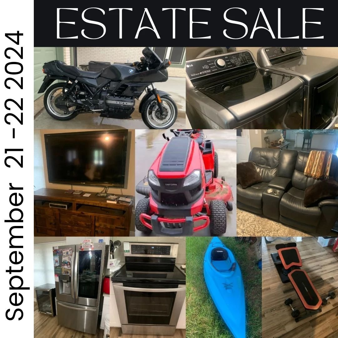 You do not want to  miss this weekend's estate sale in Baytown, we have everything from motorcycles to a hot tub and much more. Show up early these things will not last long. 

#doorstepestatesales
#HoustonEstateSale
#resale #houstonresale #resalehou