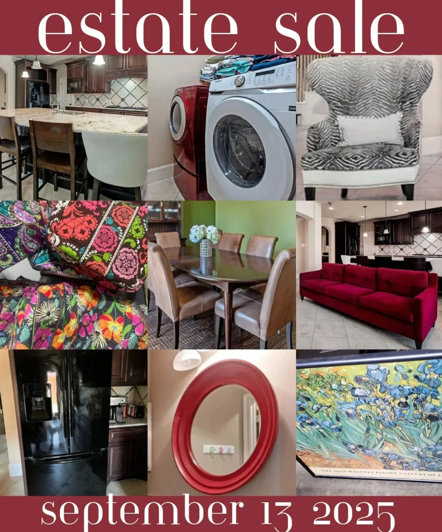 China's this Saturday for a 1 day sale in the Clear Lake area- Link in bio