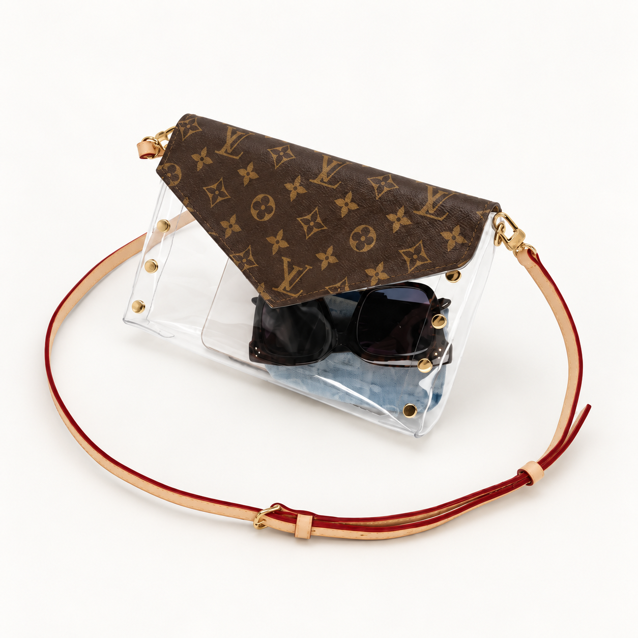 CLASSIC LOUIS VUITTON CANVAS STADIUM BAG