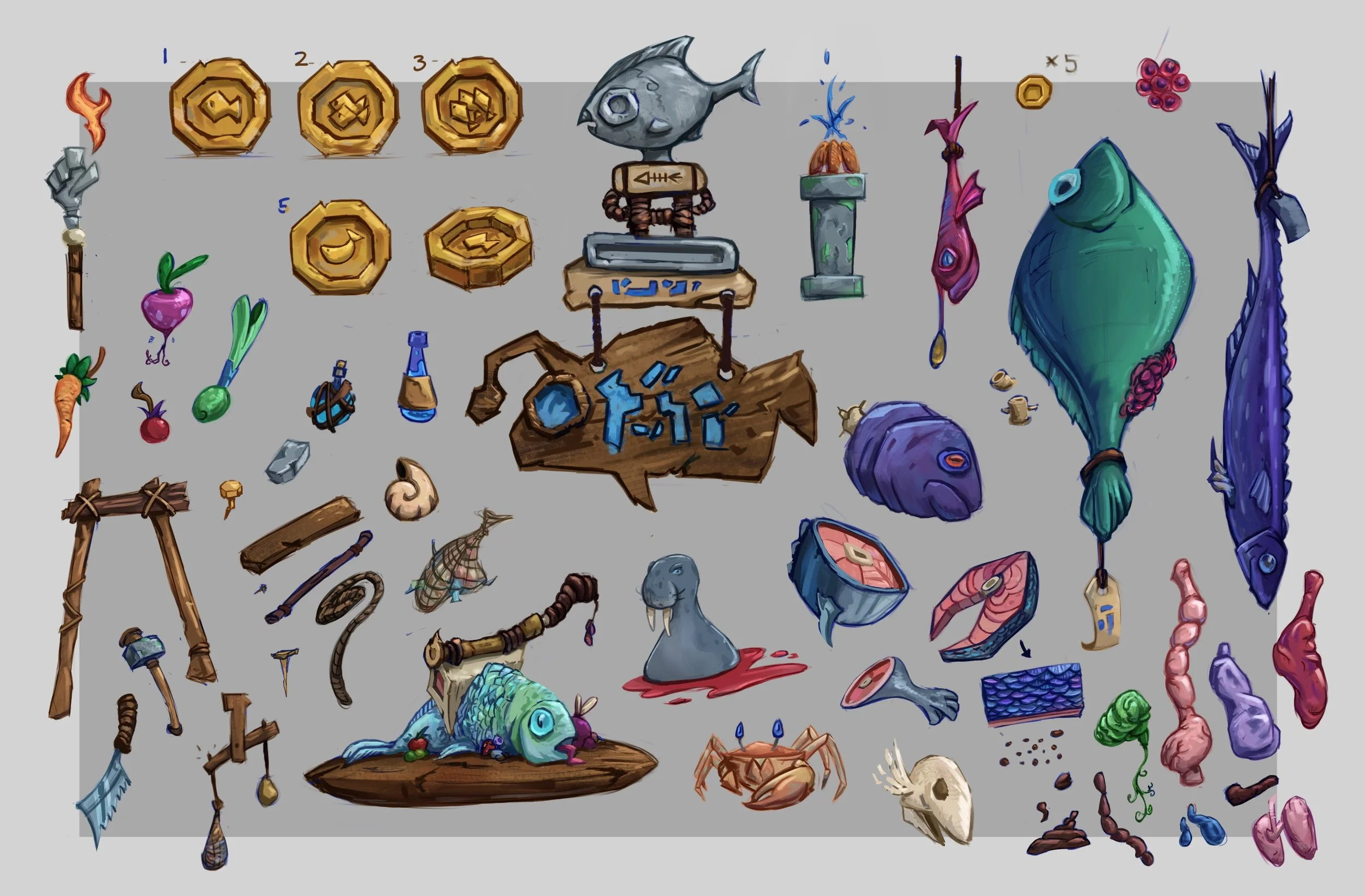 Planet fish sketchbook 