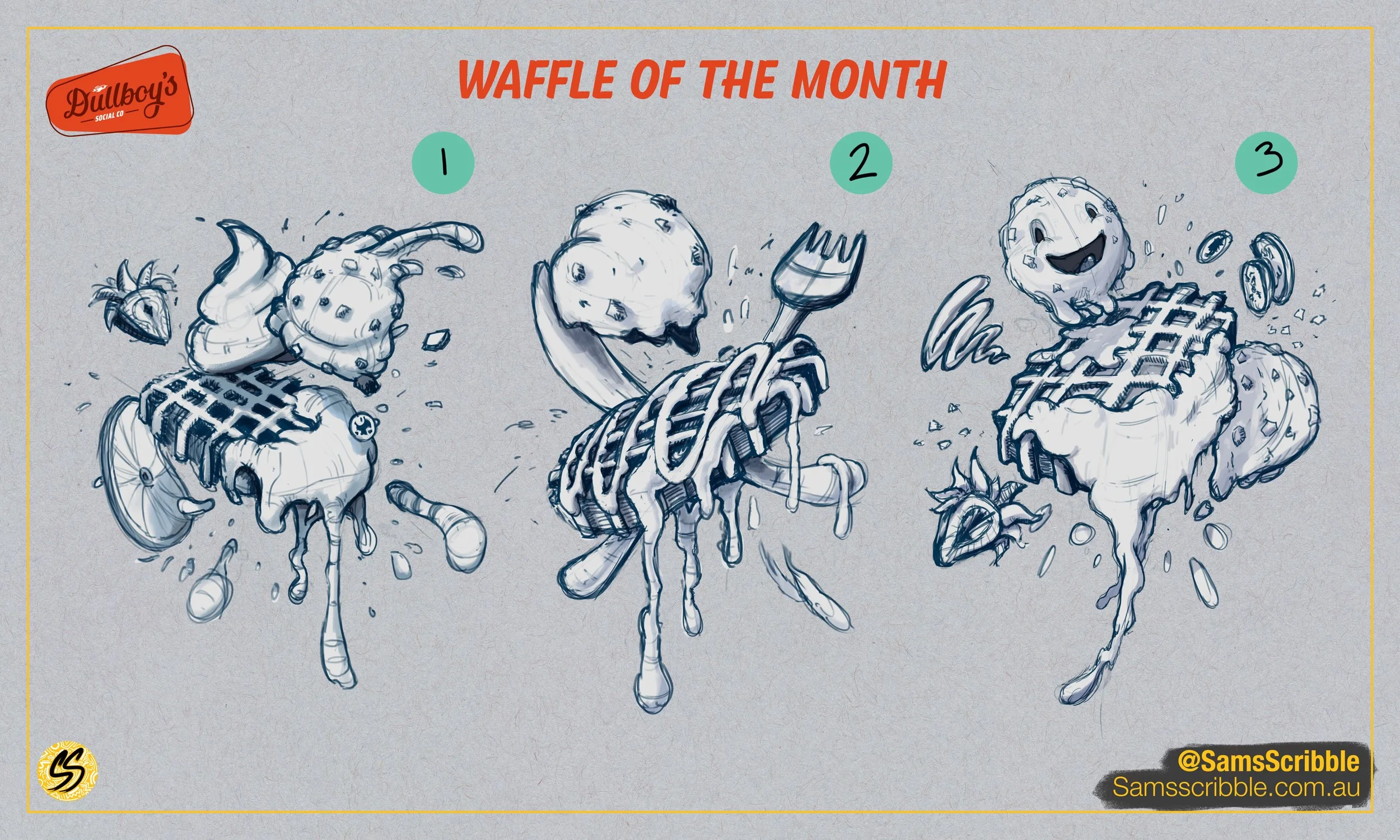 Waffle of the Month Concept 