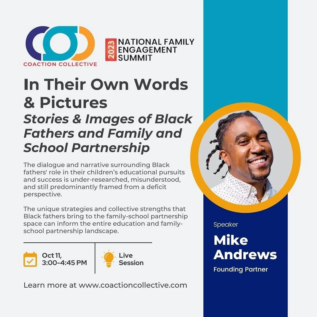 Join Coaction Collective at our sessions during the 2023 National Family Engagement Summit on Wednesday & Thursday! Diana Suarez and Justin Stephens will highlight the powerful work Octavio Estrella, Ph.D. and Dr. Tricia DeGraff are doing in Kans