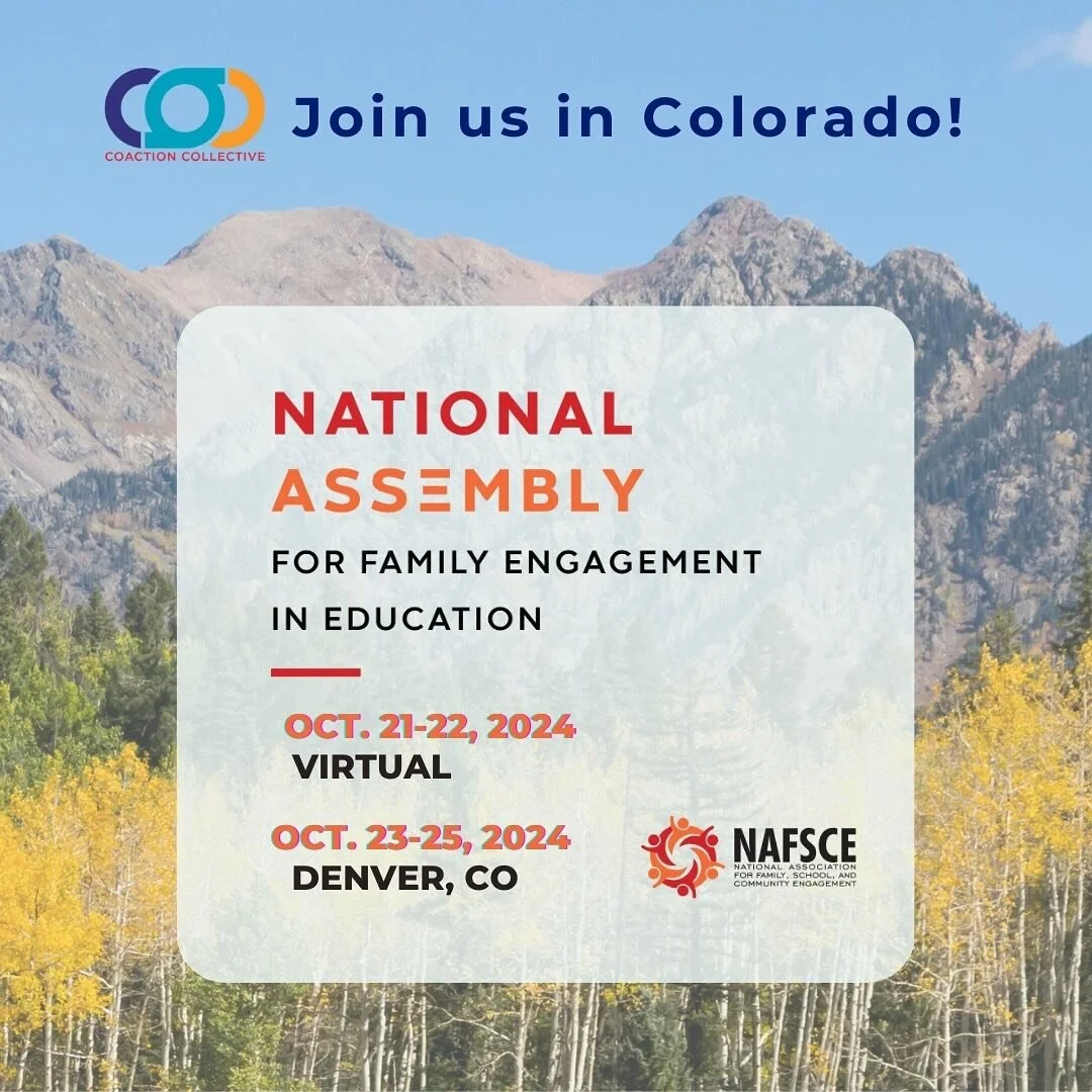 What’s CoCo up to in 2024? We’re helping to celebrate a milestone moment with the launch of the inaugural National Assembly for Family Engagement in Education! Discover why we’re so excited about this upcoming event, hosted by NAFSC