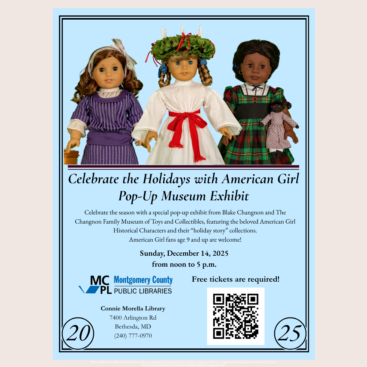Celebrate the Holidays with American Girl Pop-Up Museum Exhibit