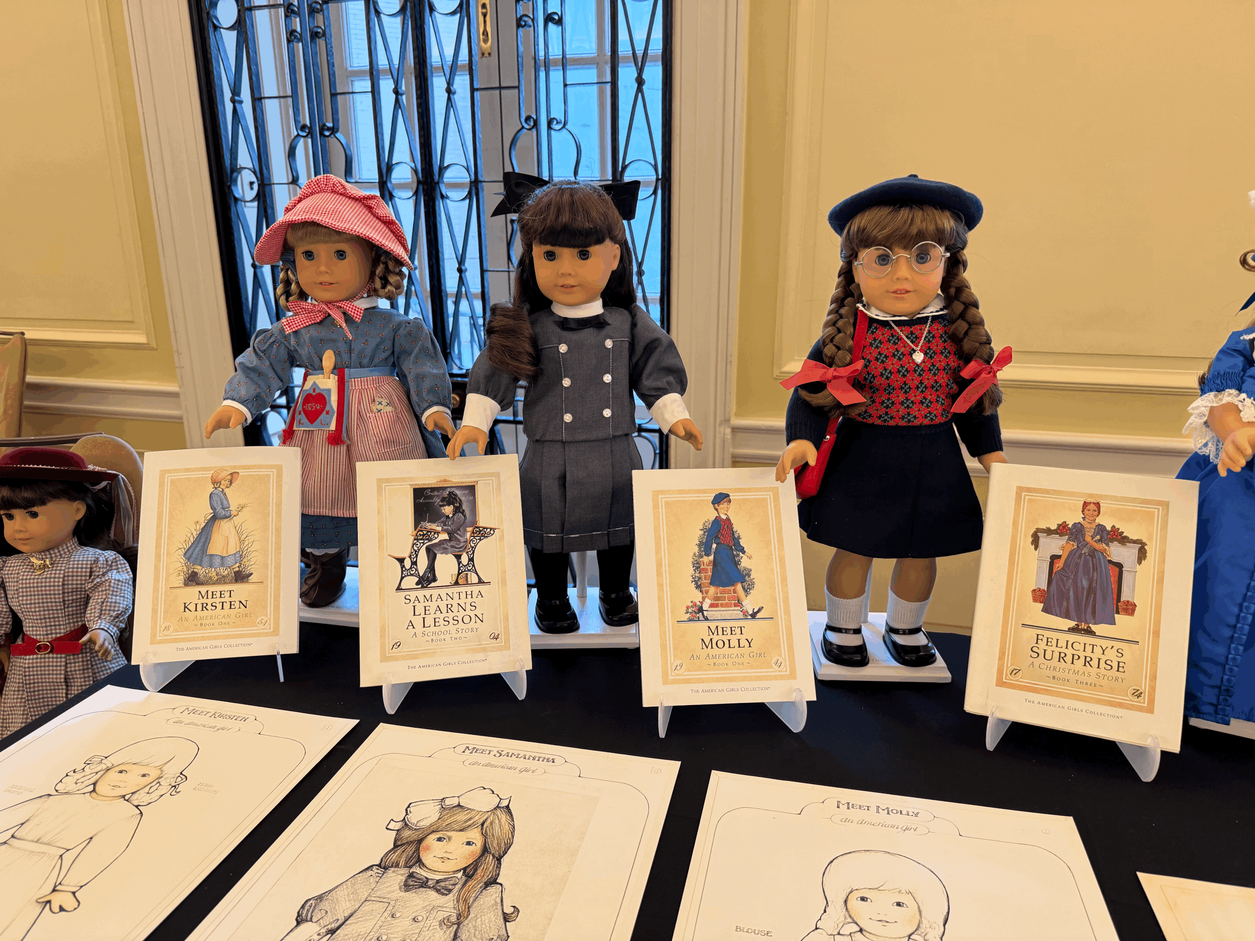 American Girl at the “Fashion at the Library: Small Clothes, Big Stories: Fashion Dolls and the American Story at the Library of Congress”