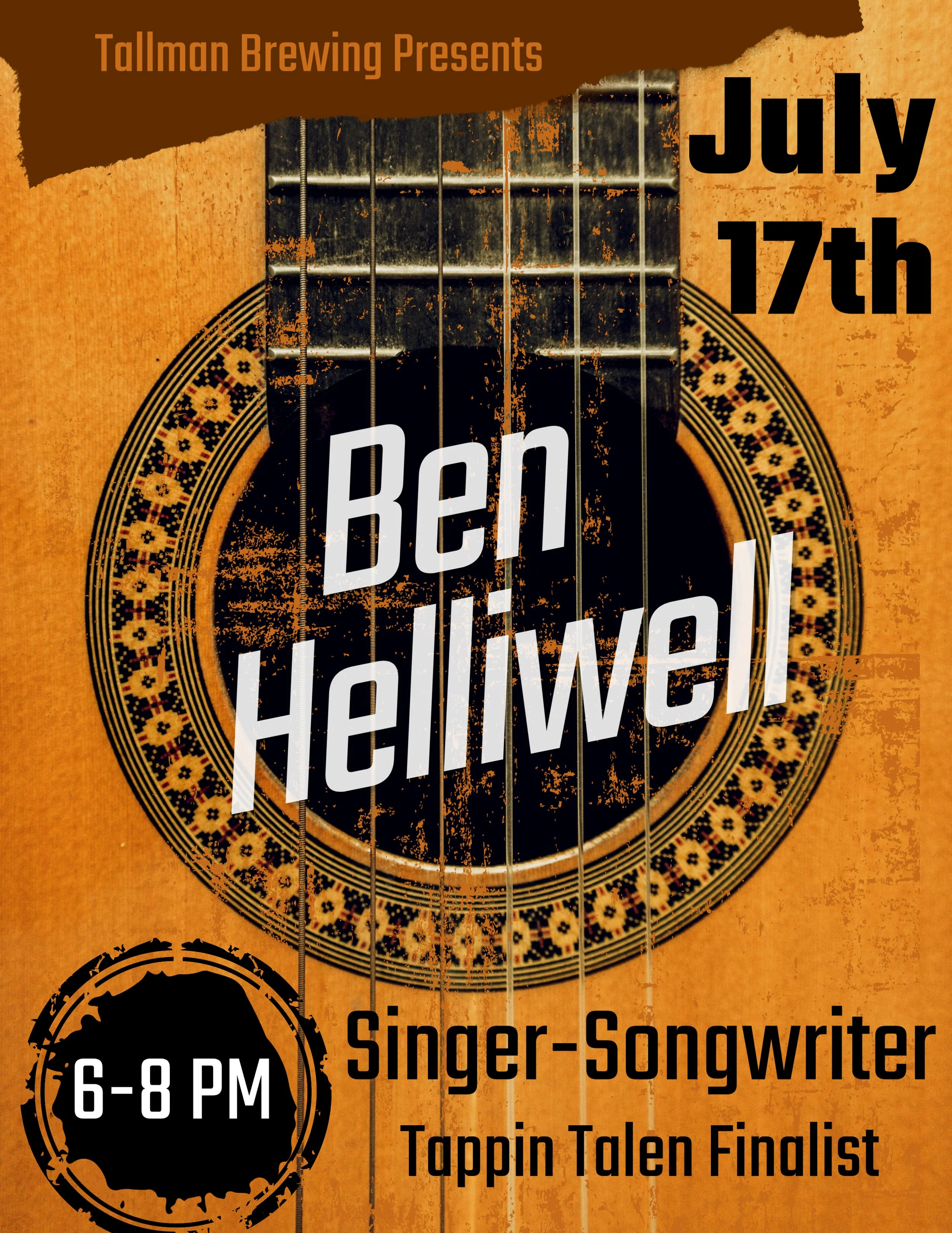 Live Music - Ben Helliwell