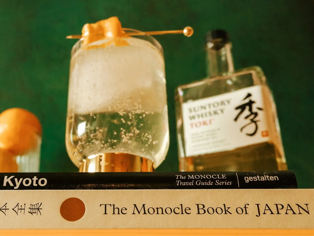 Japanese whiskey cocktails : Toki highball cocktail