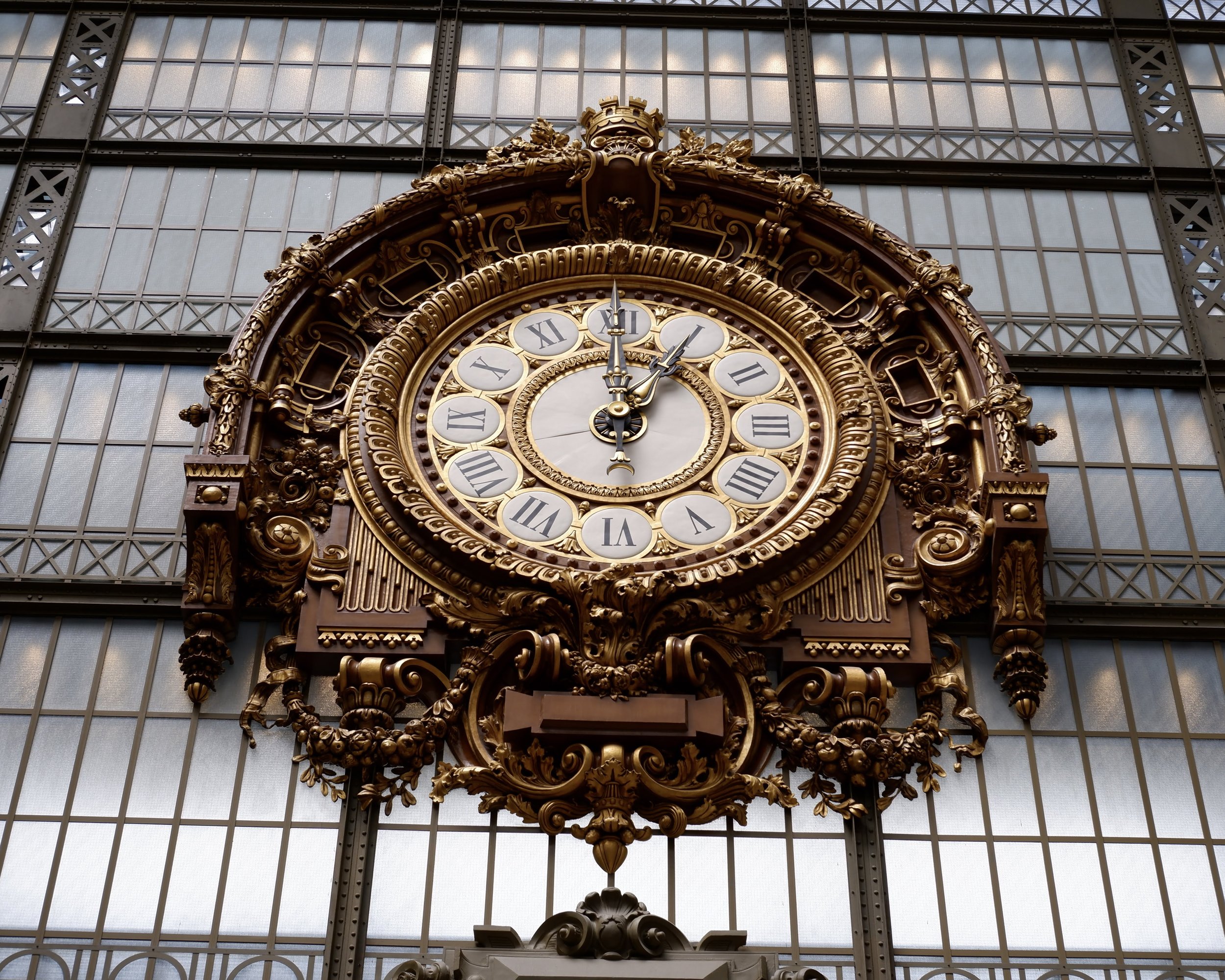  musee dorsay paris france clock  
