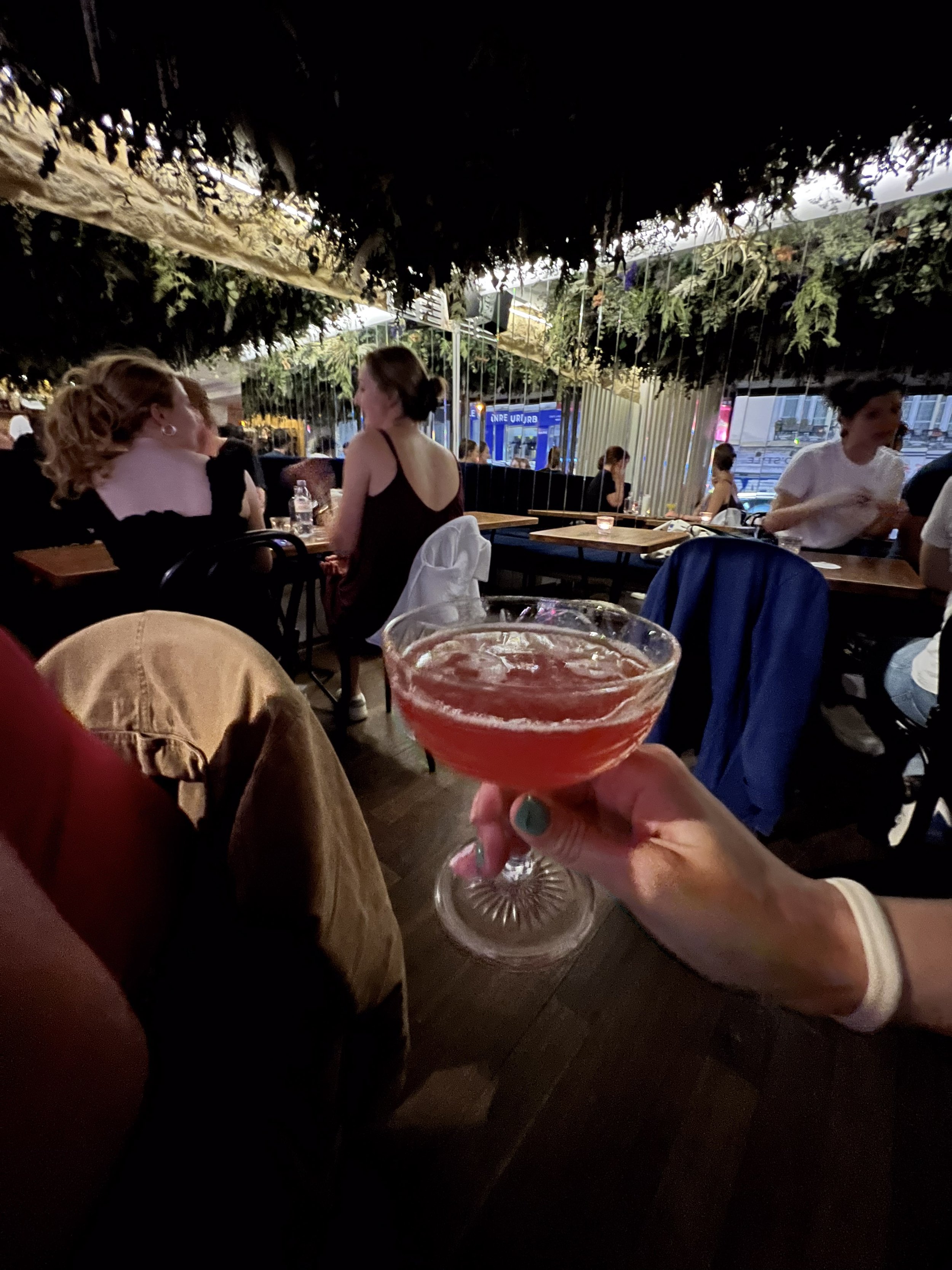  cocktail at combat cocktail bar in paris   