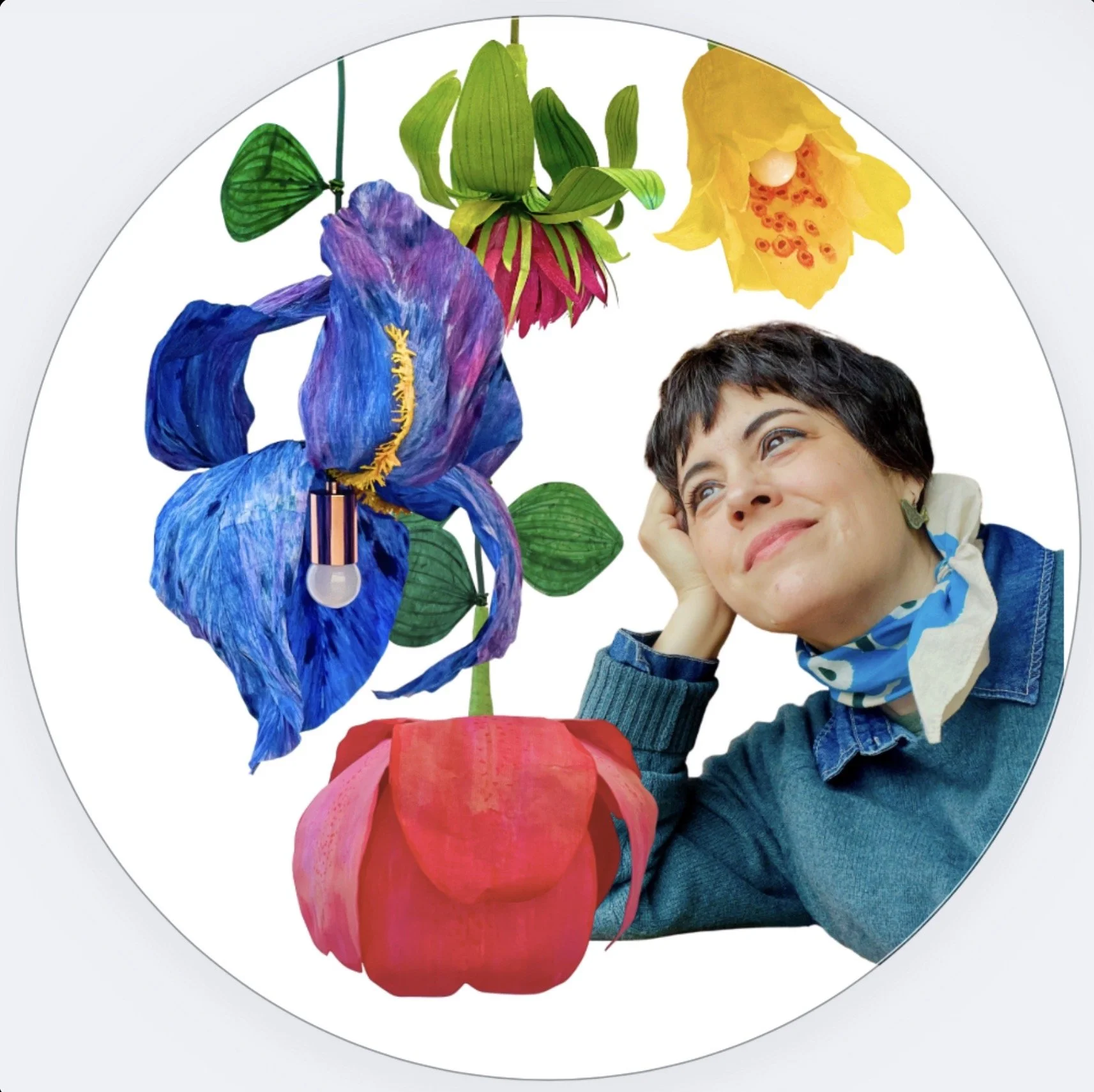Paper Flower Lighting 