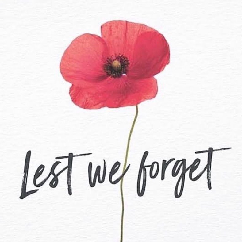 We will remember them. Lest we forget.