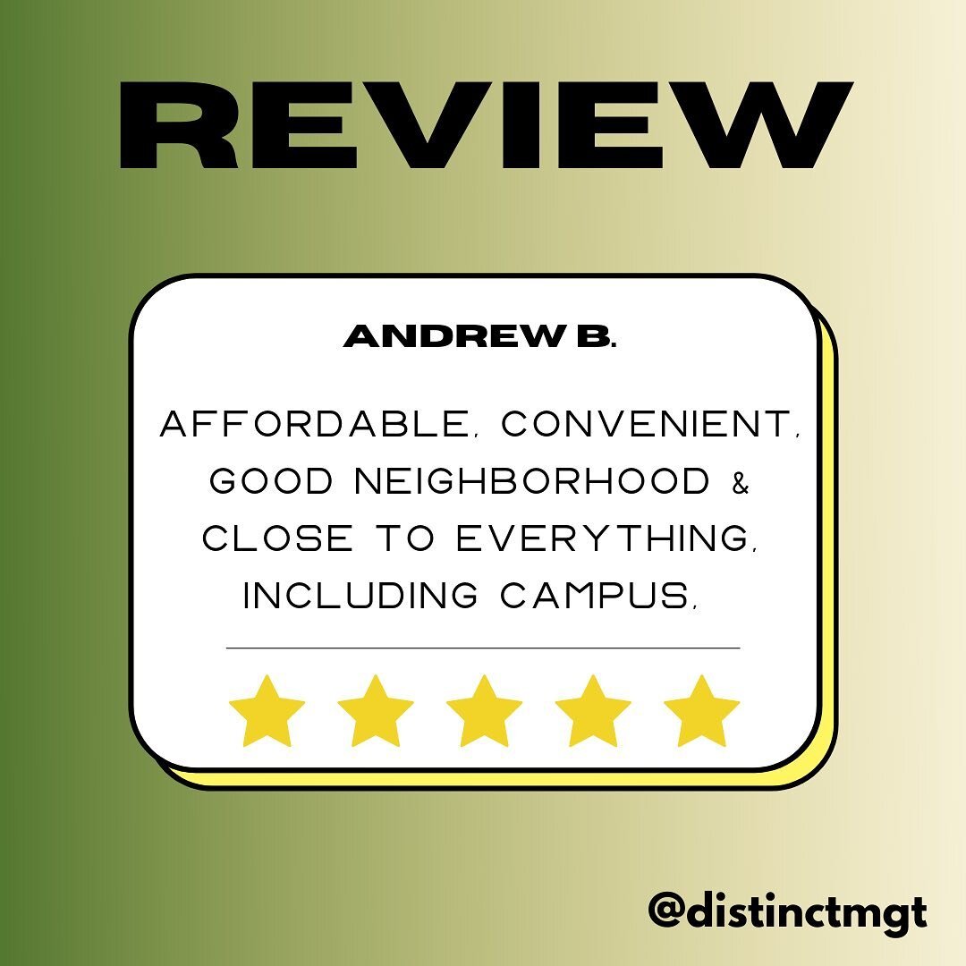 &quot;Affordable, convenient, good school district, excellent neighborhood &amp; close to everything, including campus, musical arts theater, stadiums and college mall&quot; 

Thank you for your kind words, Andrew! We are thrilled you enjoyed renting
