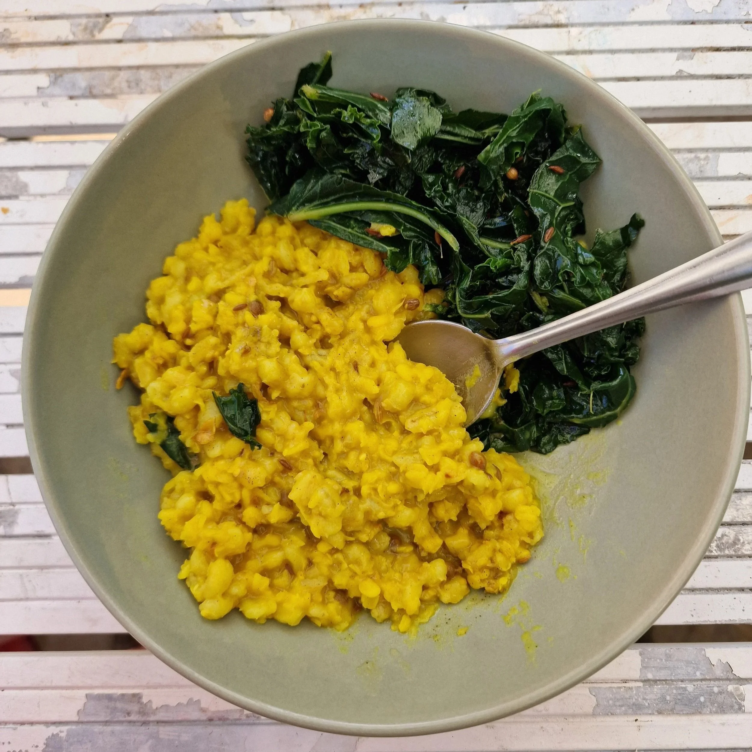 nourishing lunch to support your digestive fire