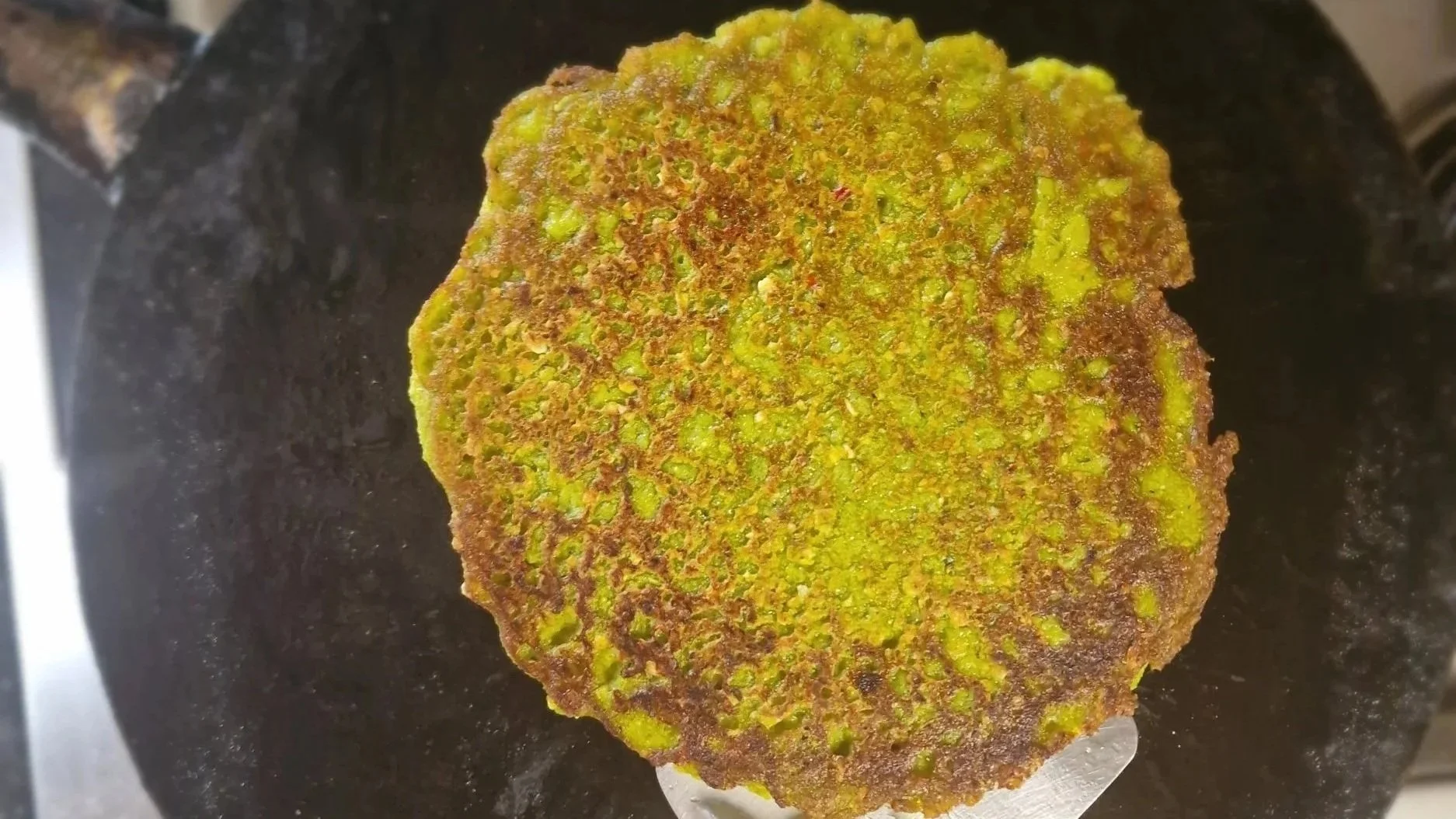 high protein lentil pancake