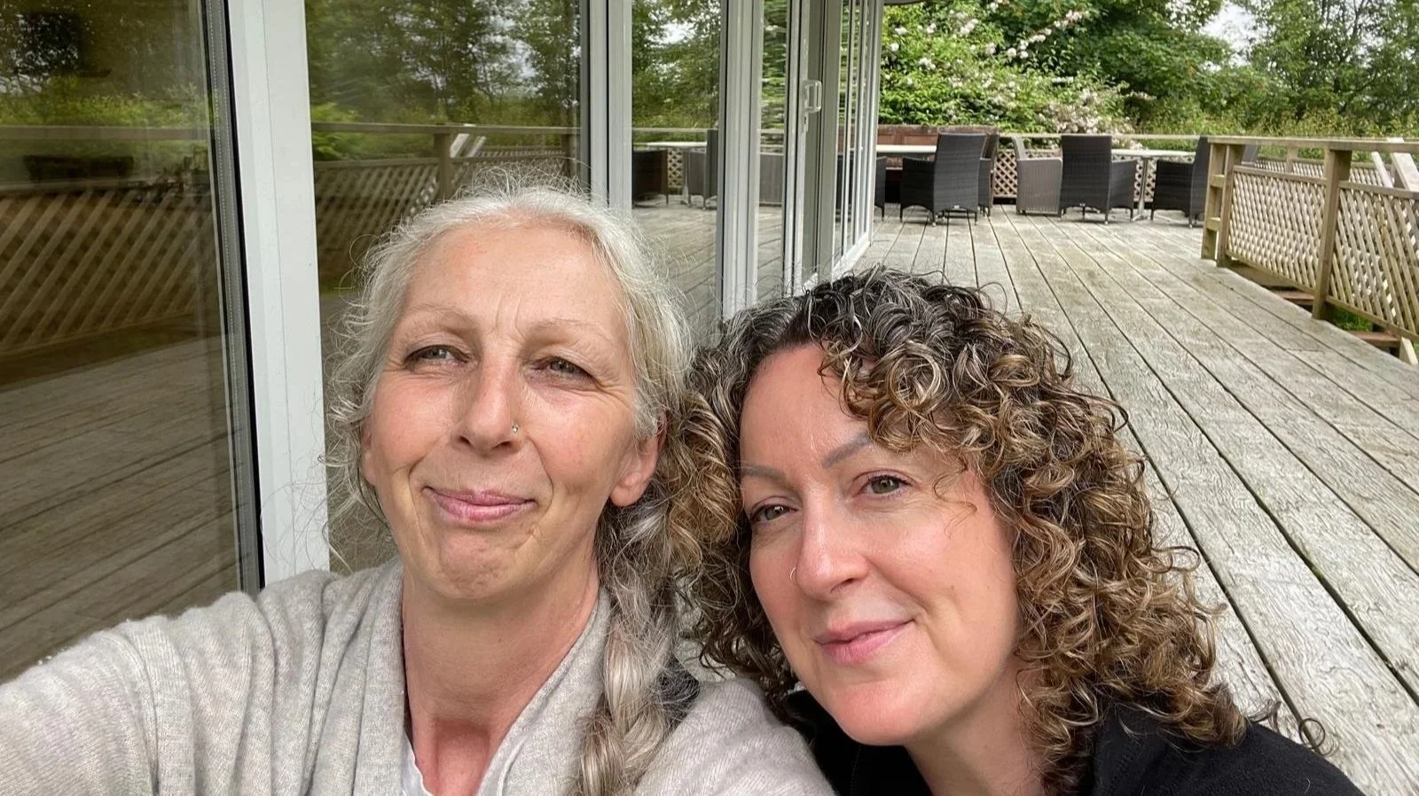Katja Patel and Helen Taylor at Yewfield retreat hotel