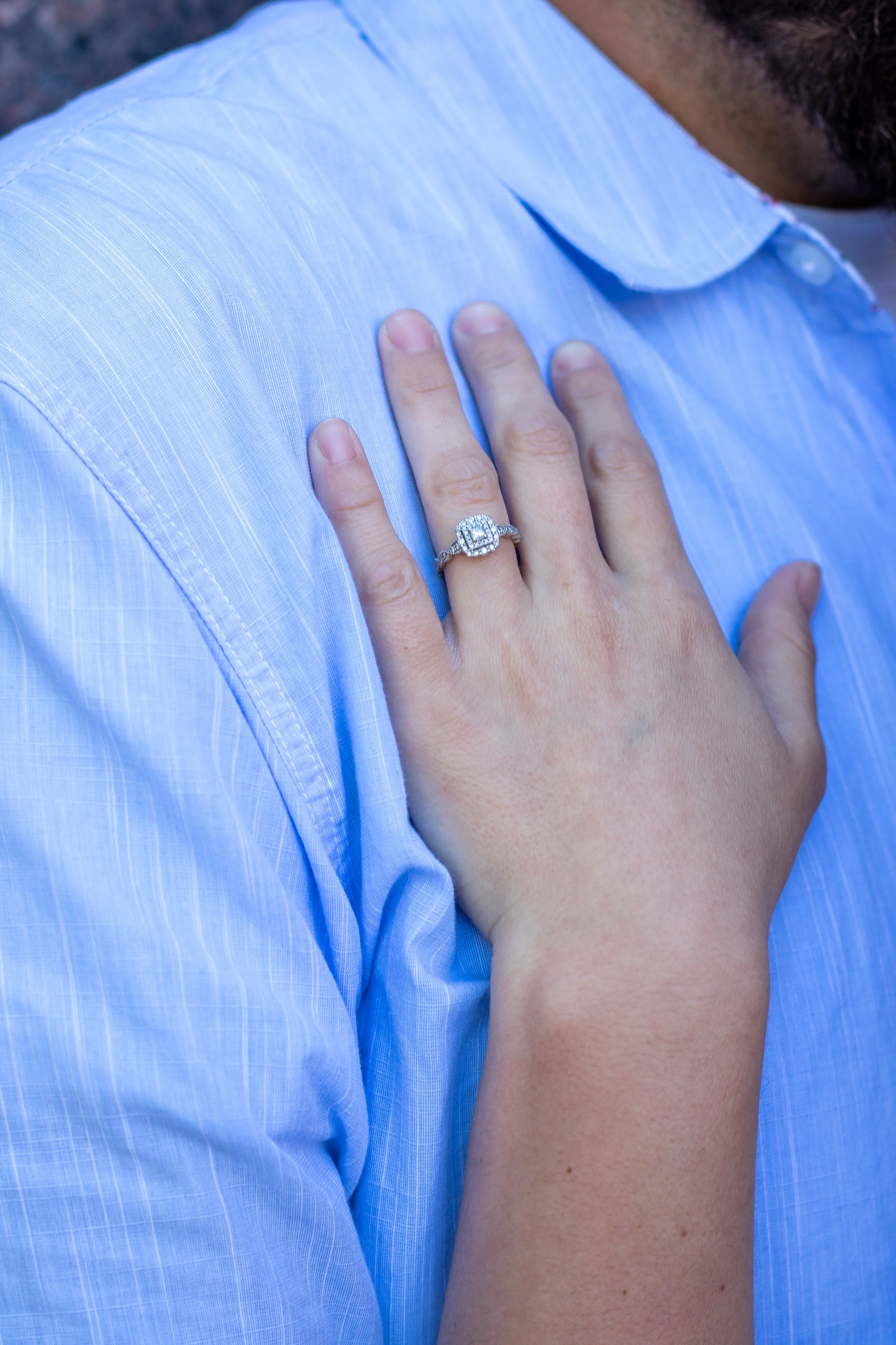 Des Moines Iowa Engagement Photo East Village Downtown Des Moines 