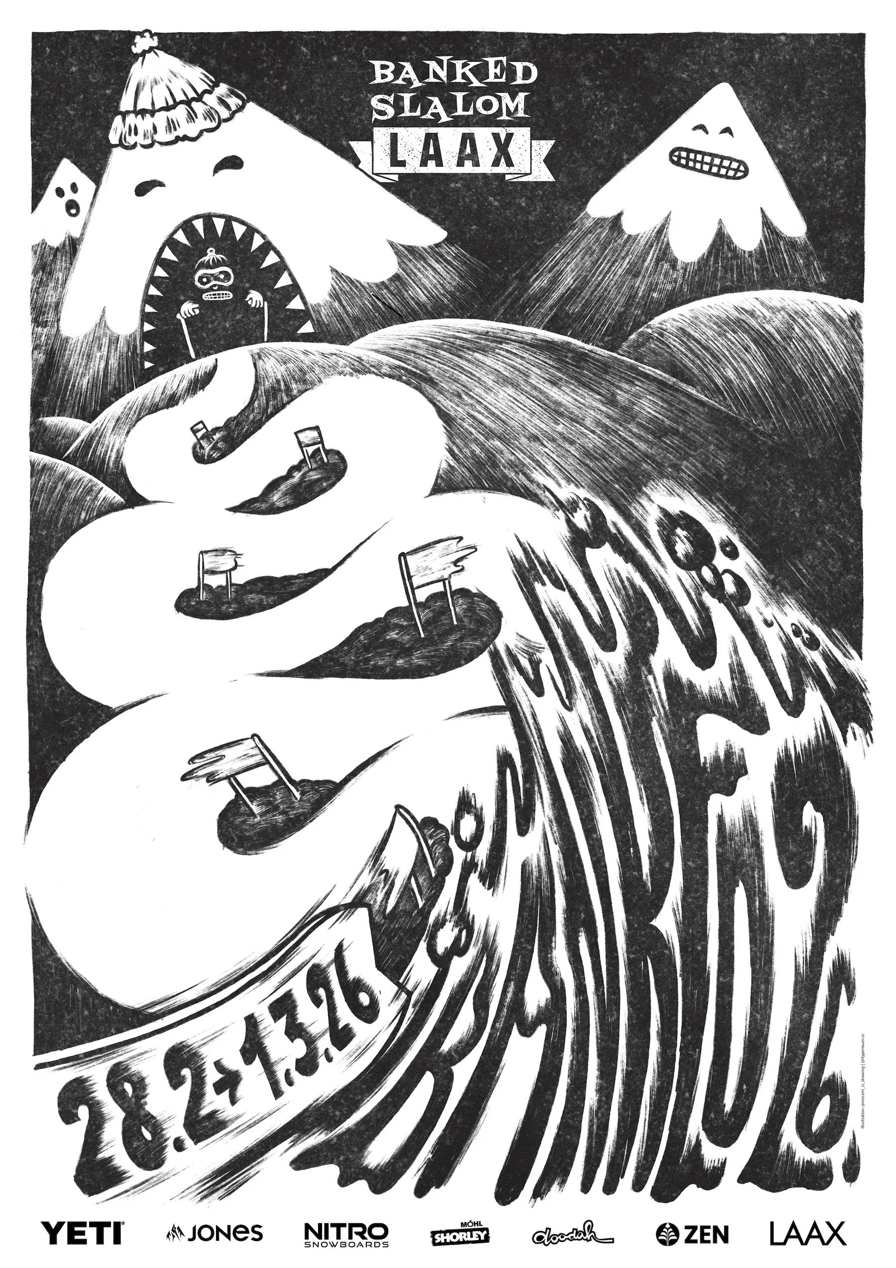 A twisty weekend at the 11th LAAX Banked Slalom on Feb 28 - March 1 2026