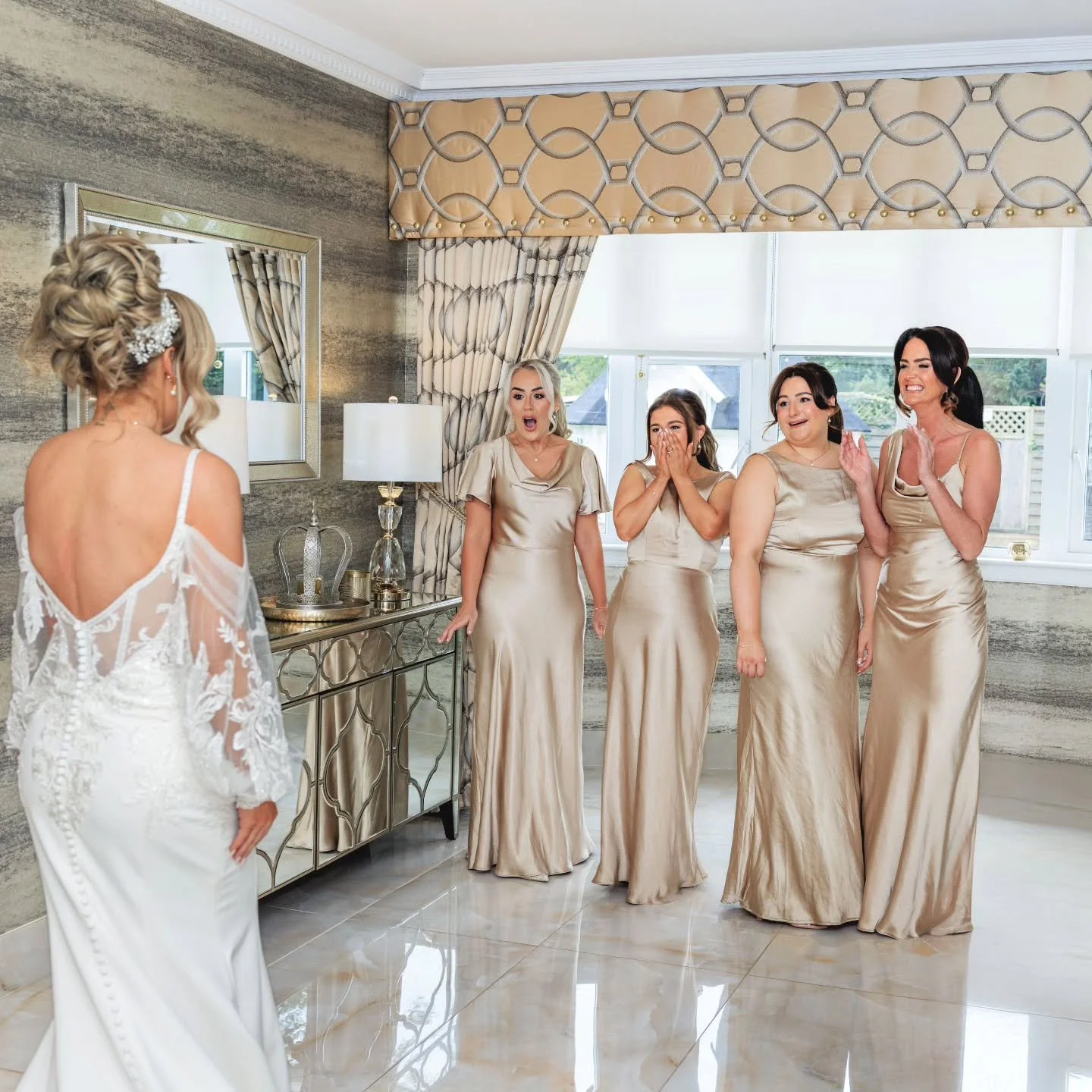 Jenna's bridal prep with the best bunch of bridesmaids.
@brigodoon
Make up @lustrebridalmakeup 
Hair @hairbybellalorena 
Celebrant @david.cheekyd.mitchell
Content @bowandarrowcontent 
Dj @here_we_joe 
Sax @shadesofsax 
Video @busbyvideo 
Decor @perfe