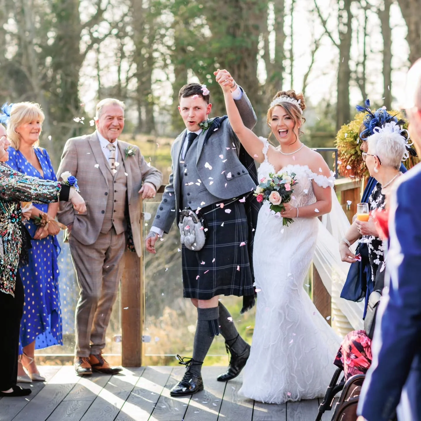 Just Married!  Natalie and Jack tied the knot at Enterkine House Hotel.  It was a brilliant day and the atmosphere was electric, love and laughs all day long.  They had the @singingservers during dinner and all the guests were loving it.
Thank you fo