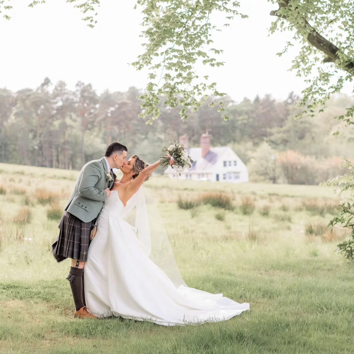 JUST MARRIED! Its the new Mr &amp; Mrs Trotter who got married yesterday at @enterkine_country_house_resort 
Make up @karenmccallummakeup
Hair @cameobridalstyling 
Celebrant @melanieleckiehumanist 
Film @something_new_wedding_film