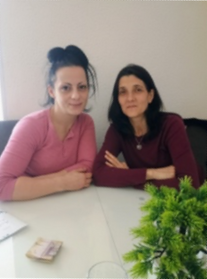 Josip and Biljana helping.png