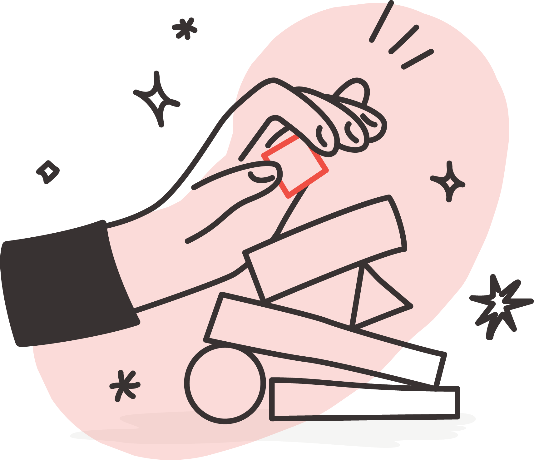 illustration d'une situation de création de parcours d'ux design