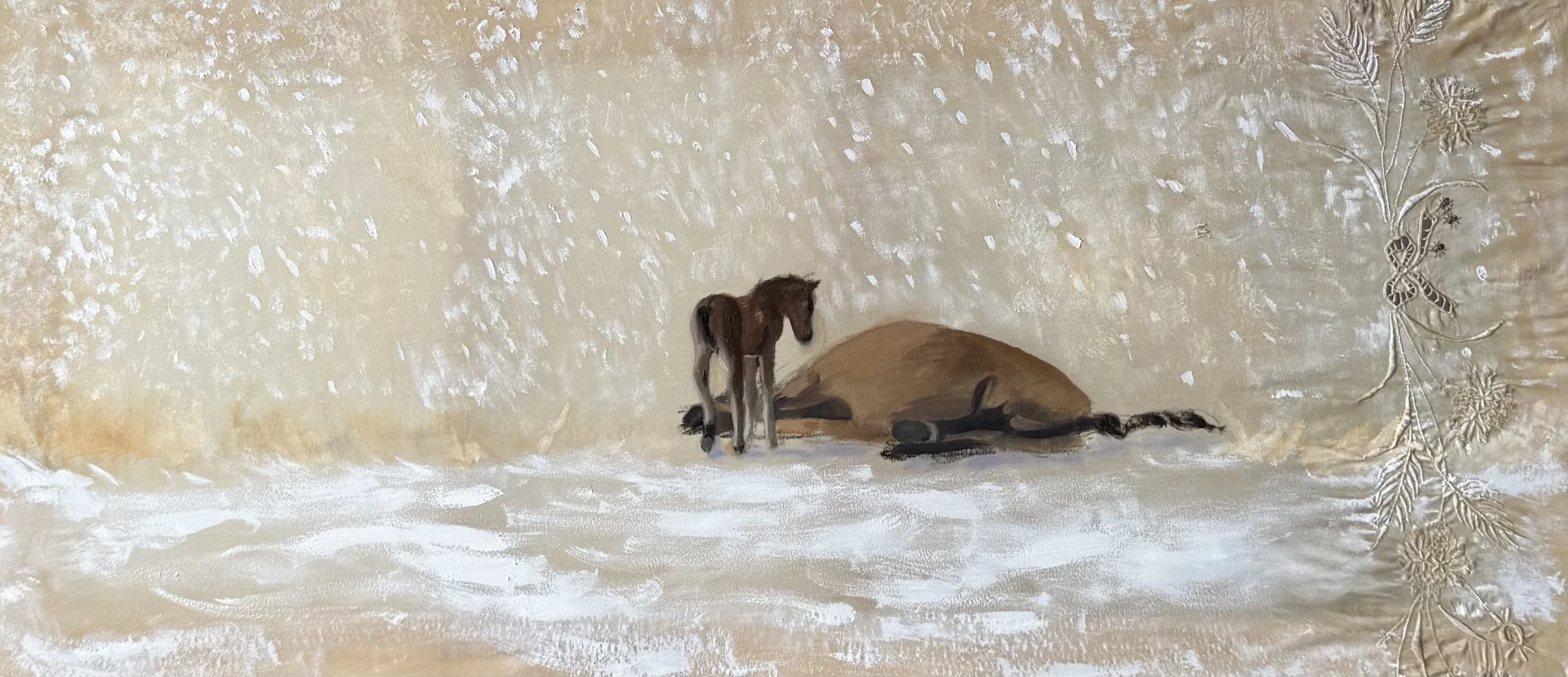 Foal (First Snowfall), 2025