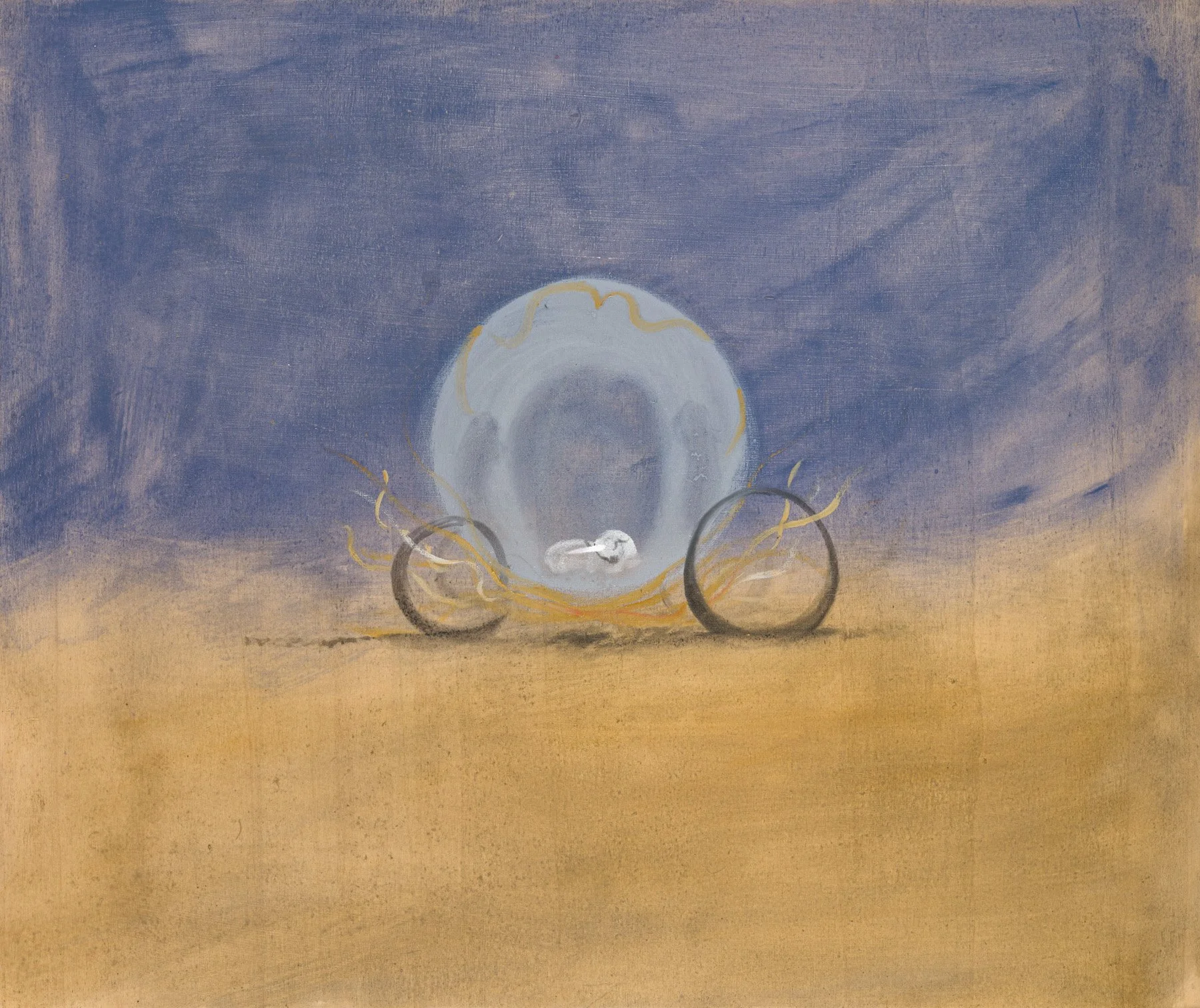 Orb, 2025, Oil on panel, 60x50 cm