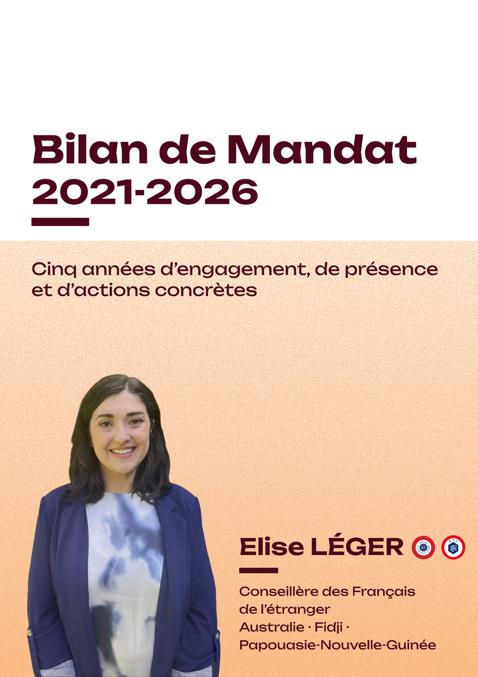 Bilan de mandat d'Elise Léger
