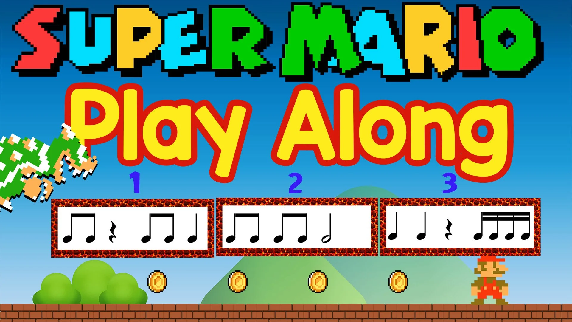Super Mario Poison Rhythm - Level 1, 2, 3
